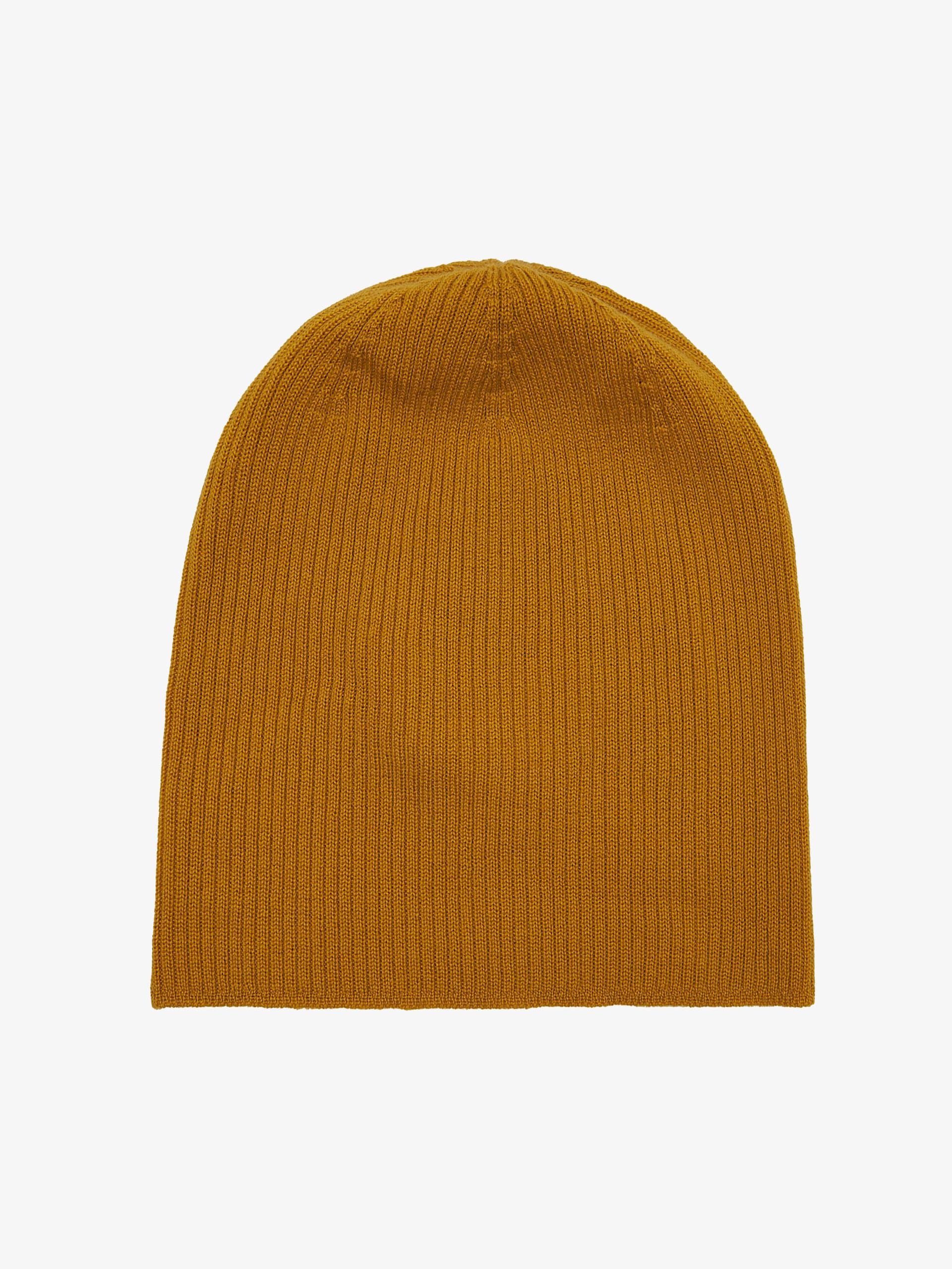 Rick Owens Lemon Cashmere Beanie Size ONE SIZE - 2 Thumbnail