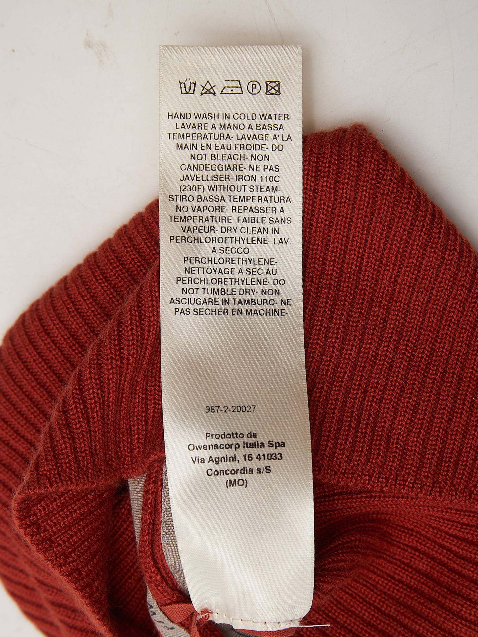 Rick Owens Orange Cashmere Beanie Size ONE SIZE - 4 Thumbnail