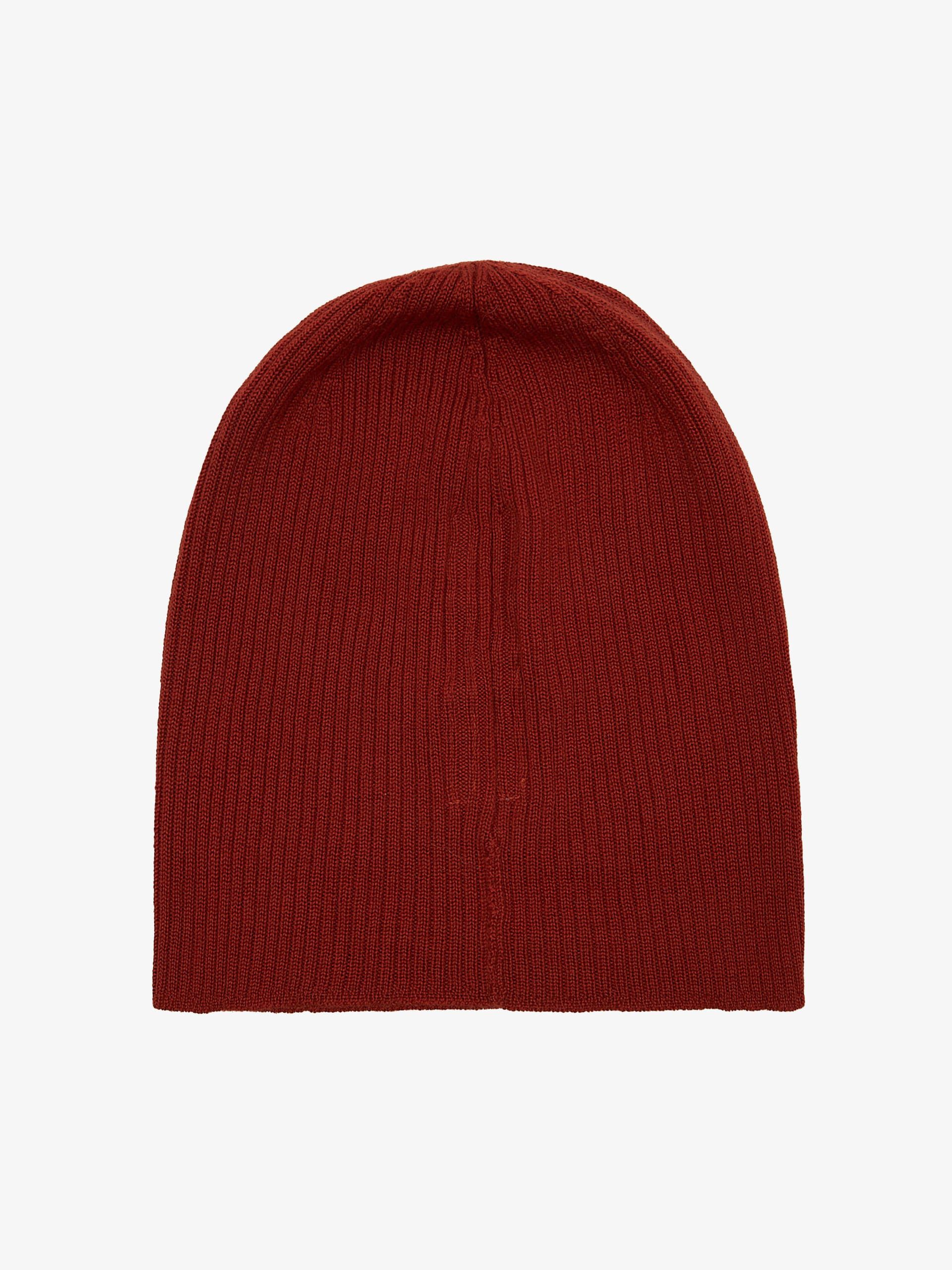 Rick Owens Orange Cashmere Beanie Size ONE SIZE - 2 Thumbnail