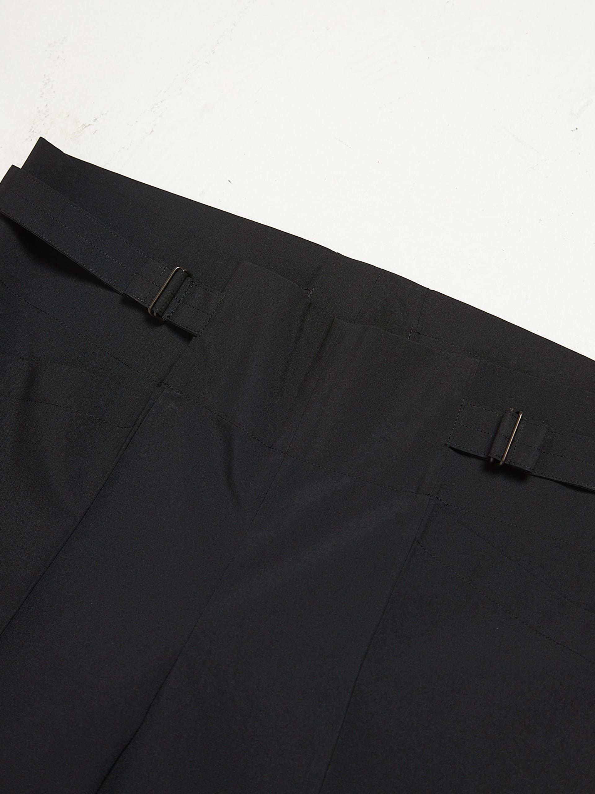 Issey Miyake Black Belted Plissed Polyester Trousers Size US 34 / EU 50 - 3 Thumbnail