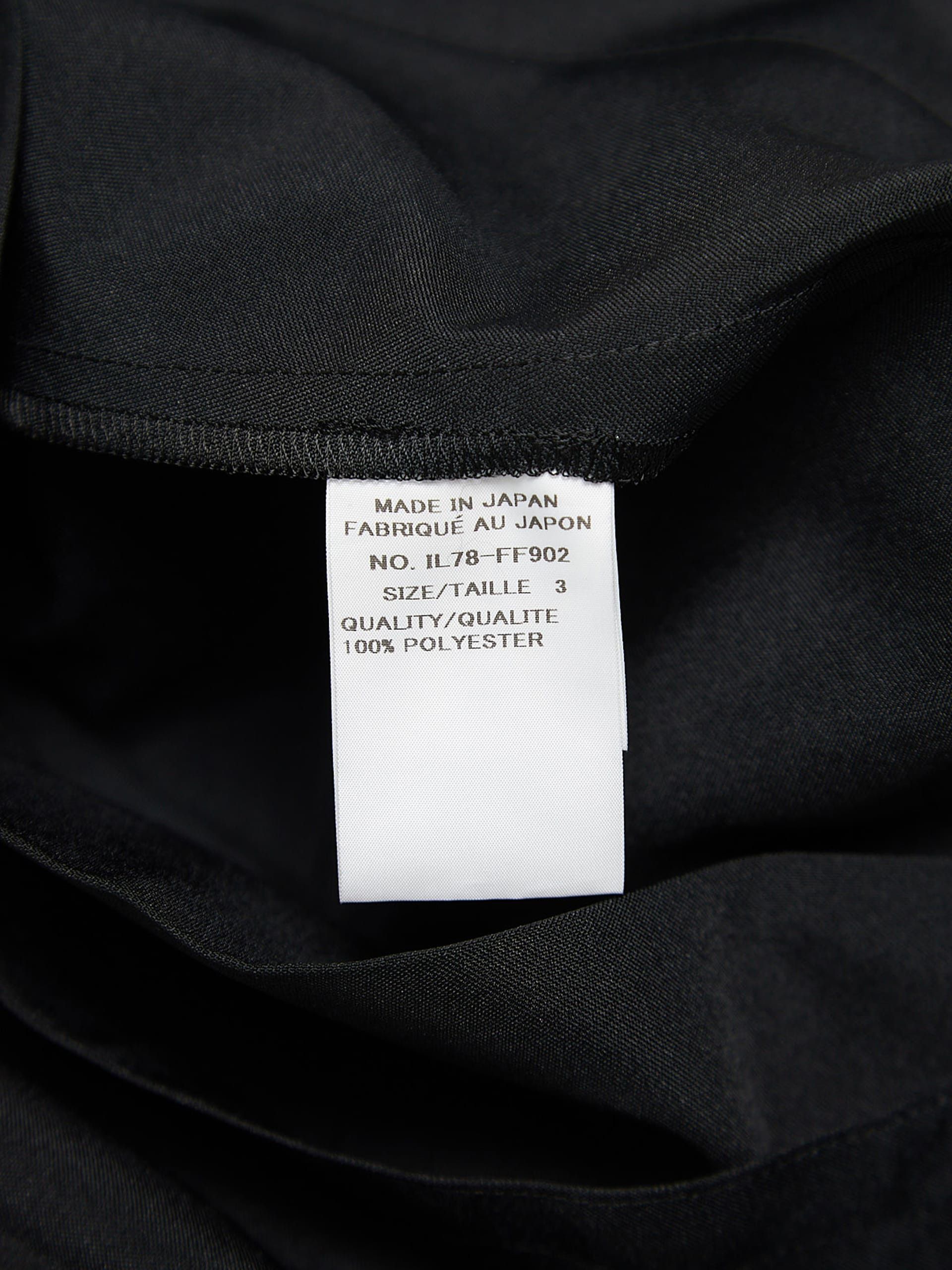 Issey Miyake Black Belted Plissed Polyester Trousers Size US 34 / EU 50 - 4 Thumbnail