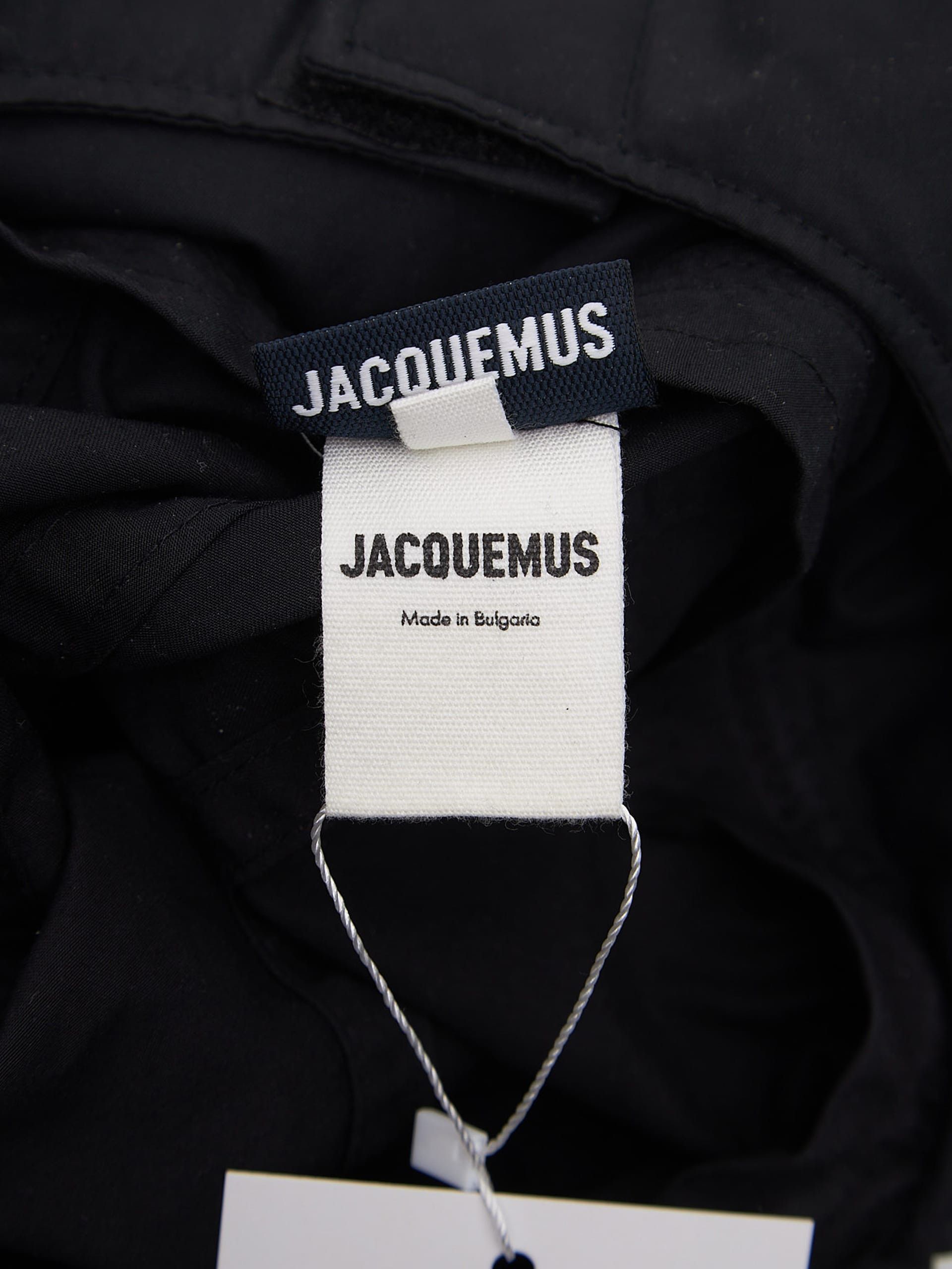 Jacquemus Black 6 Panel Earflap Cotton and Polyamide Cap Size ONE SIZE - 4 Thumbnail