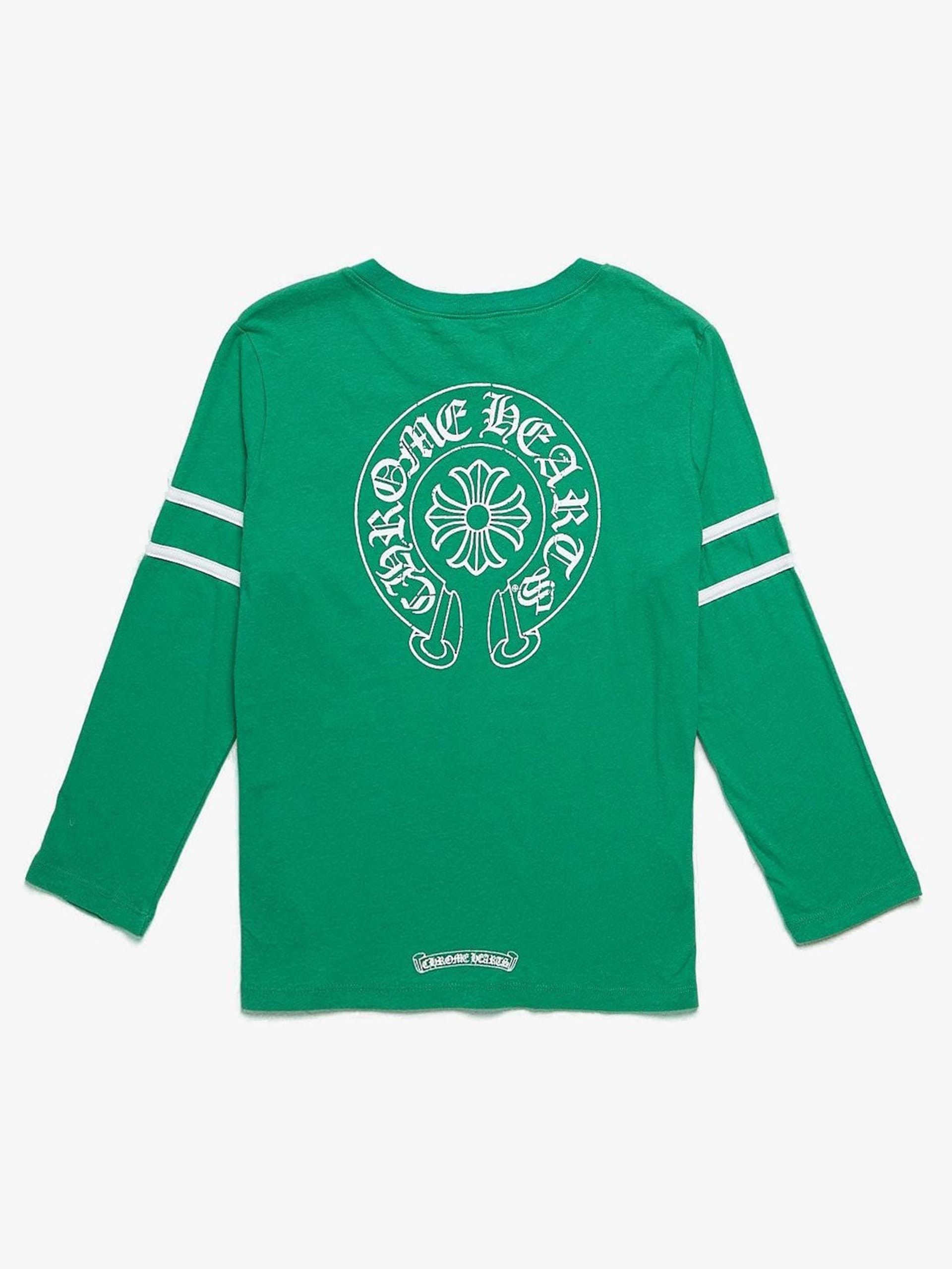 Chrome Hearts Green Printed Cotton Longsleeve Size US S / EU 44-46 / 1 - 2 Thumbnail