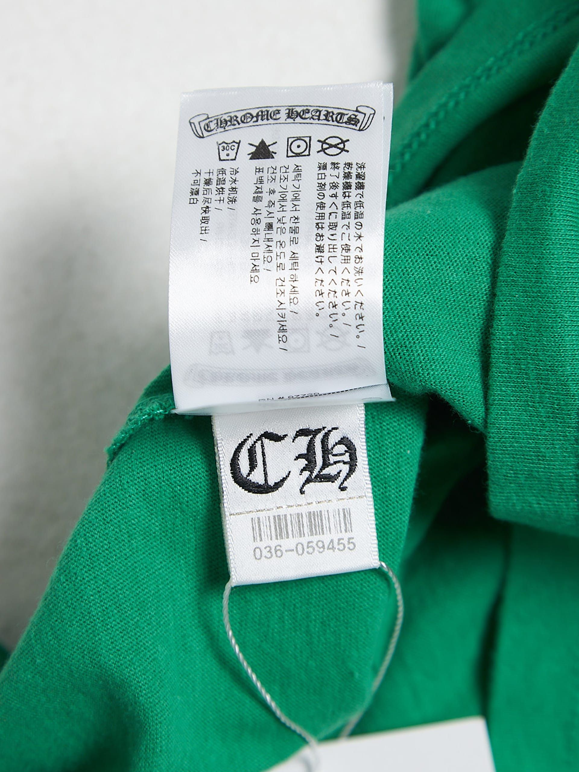 Chrome Hearts Green Printed Cotton Longsleeve Size US S / EU 44-46 / 1 - 6 Thumbnail