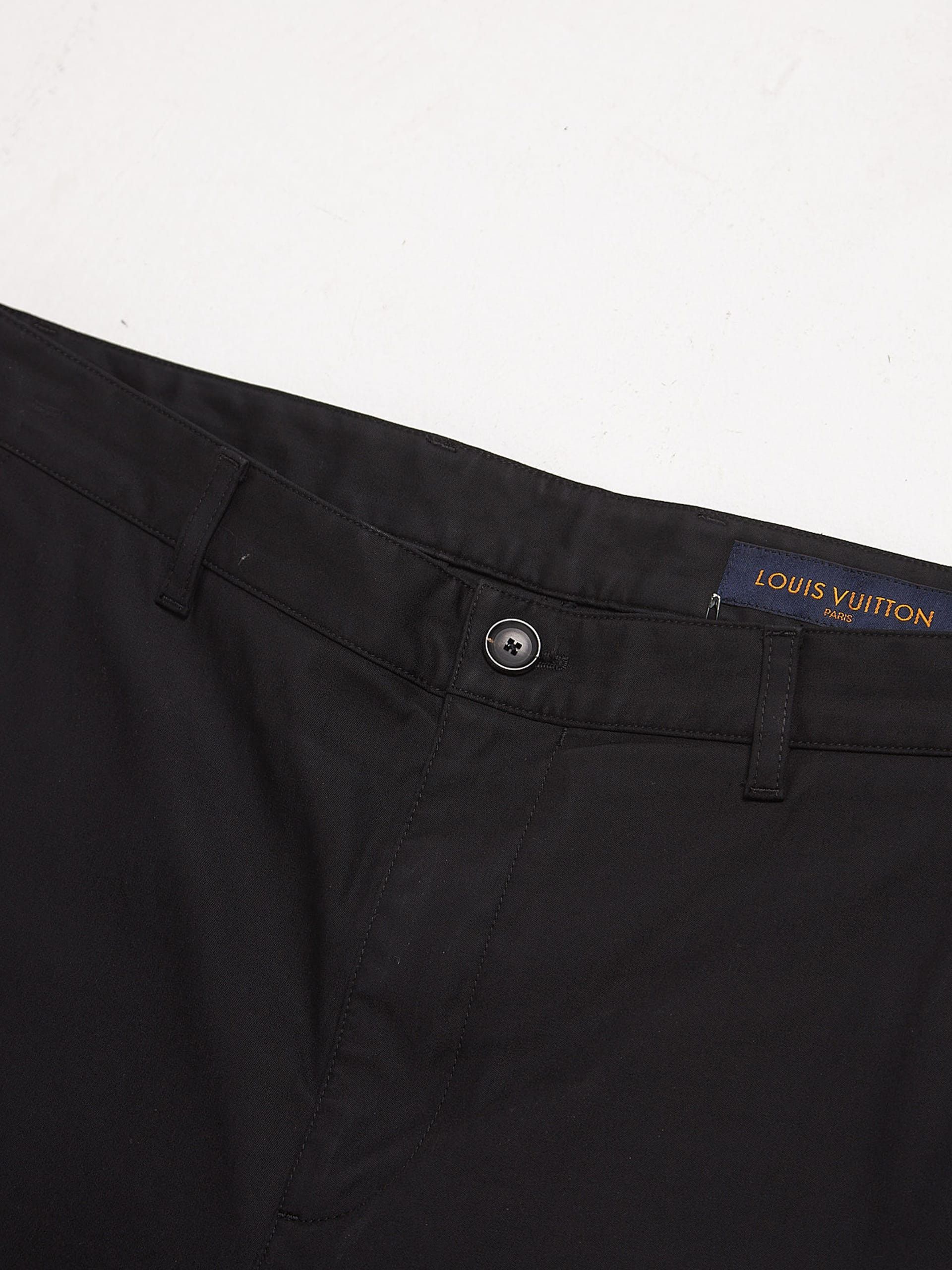 Louis Vuitton Navy Cotton Blend Cargo Pants Size US 26 / EU 42 - 3 Thumbnail