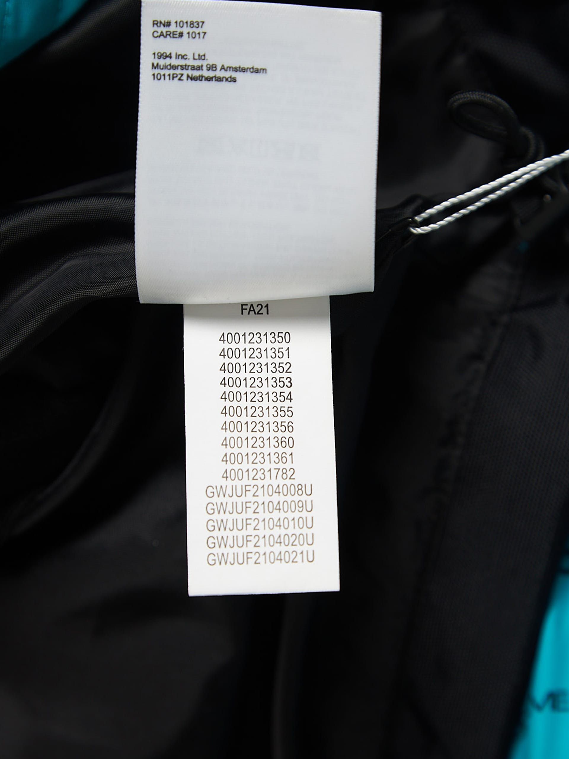 The North Face Blue and Black All Over Logo Printed Polyester Anorak Size US M / EU 48-50 / 2 - 5 Thumbnail
