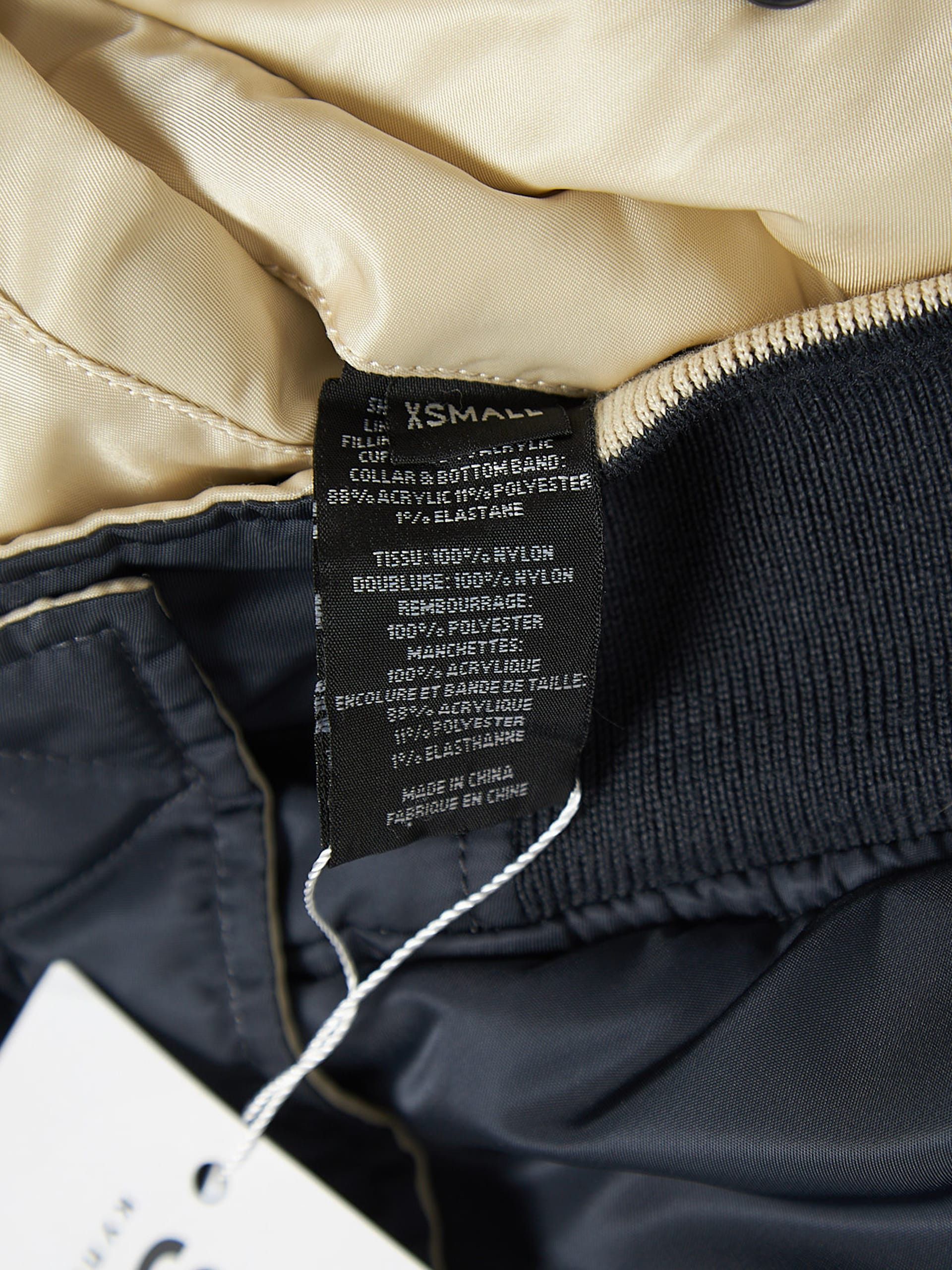 Vetements Navy and Ivory Oversized Reversible Bomber Size US XS / EU 42 / 0 - 5 Thumbnail