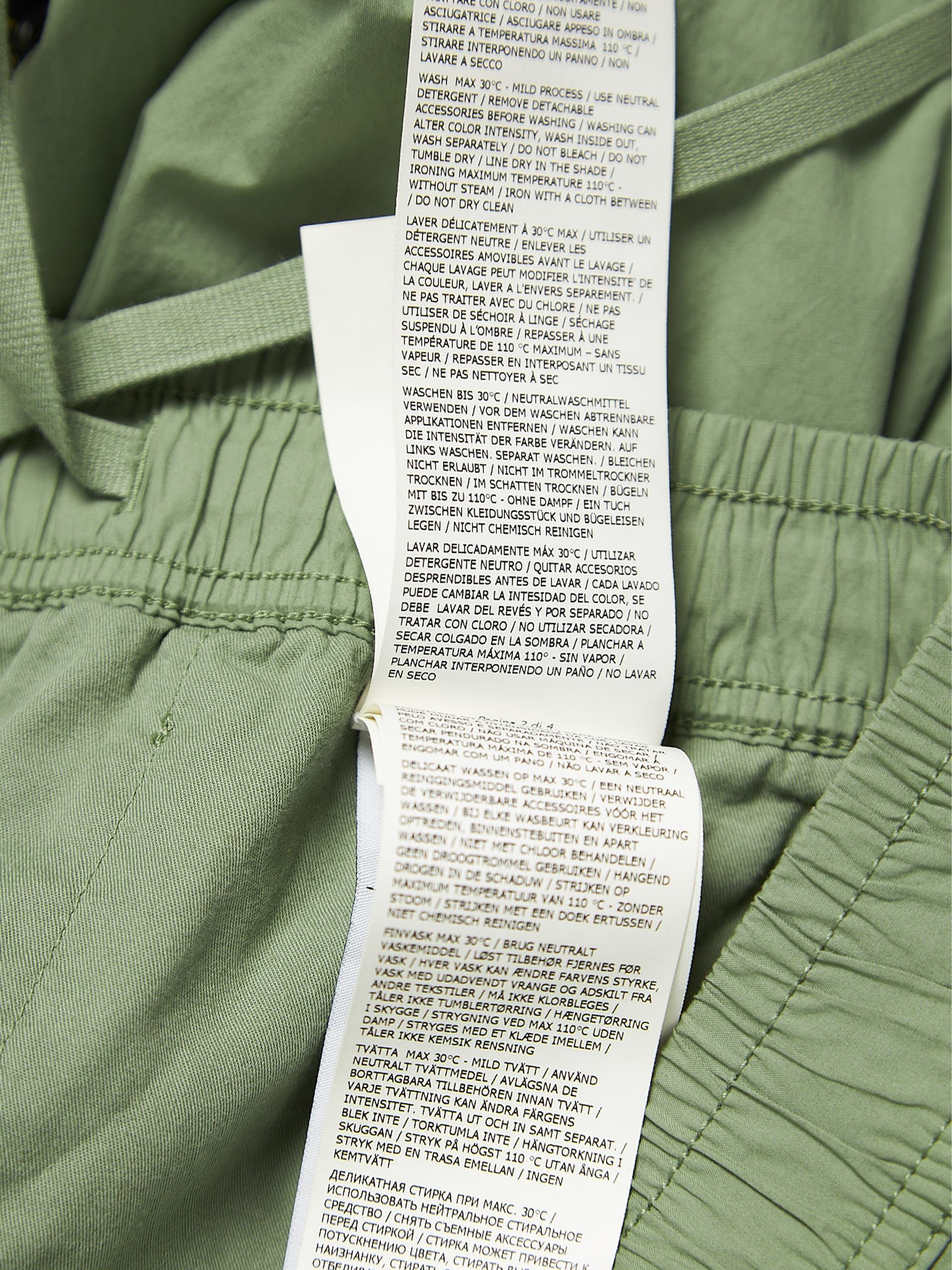 Stone Island Green Patched Light Cotton Blend Trackpants Size US 30 / EU 46 - 5 Thumbnail