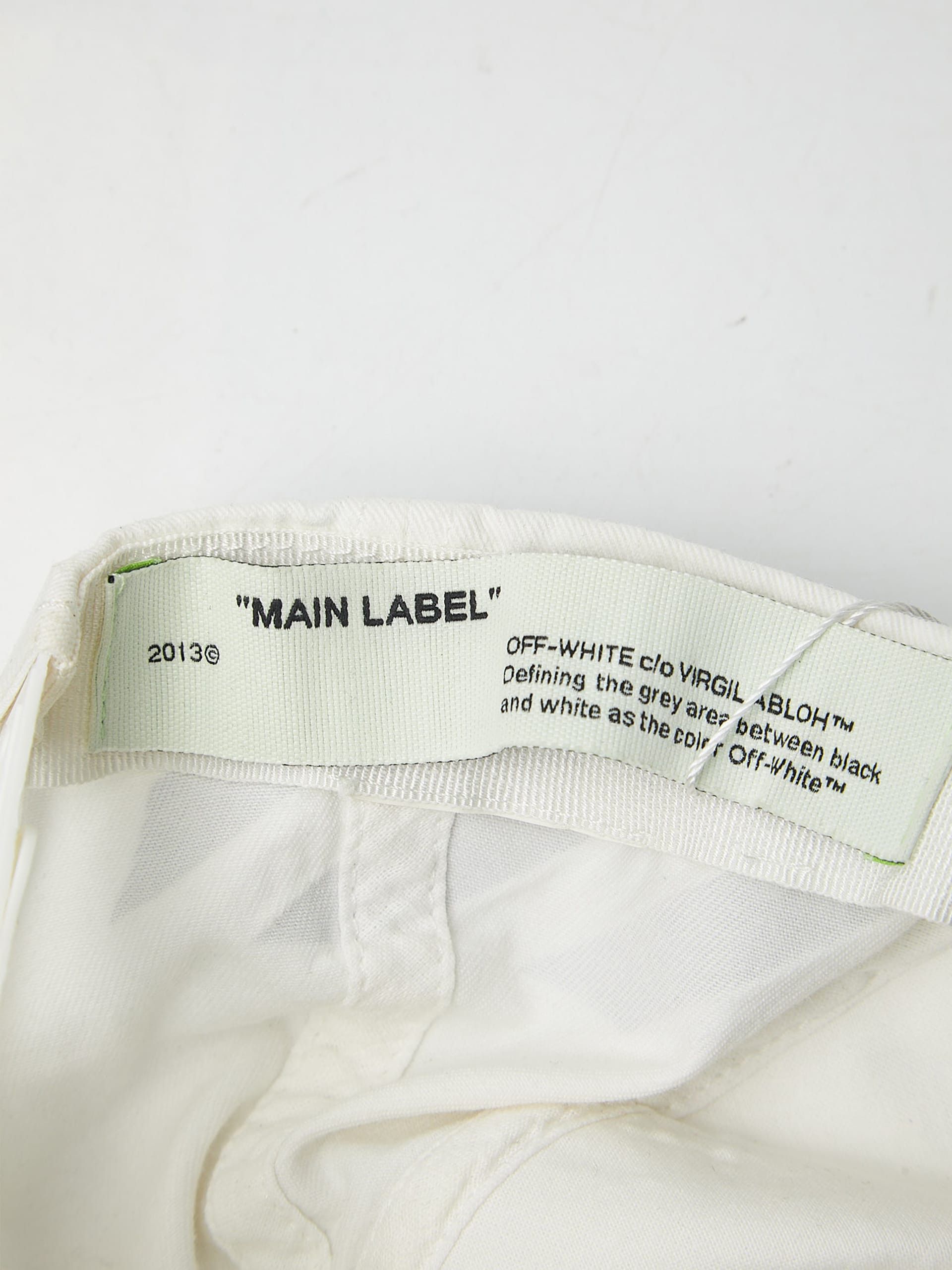 Off-White White Logo Printed Cap Size ONE SIZE - 4 Thumbnail