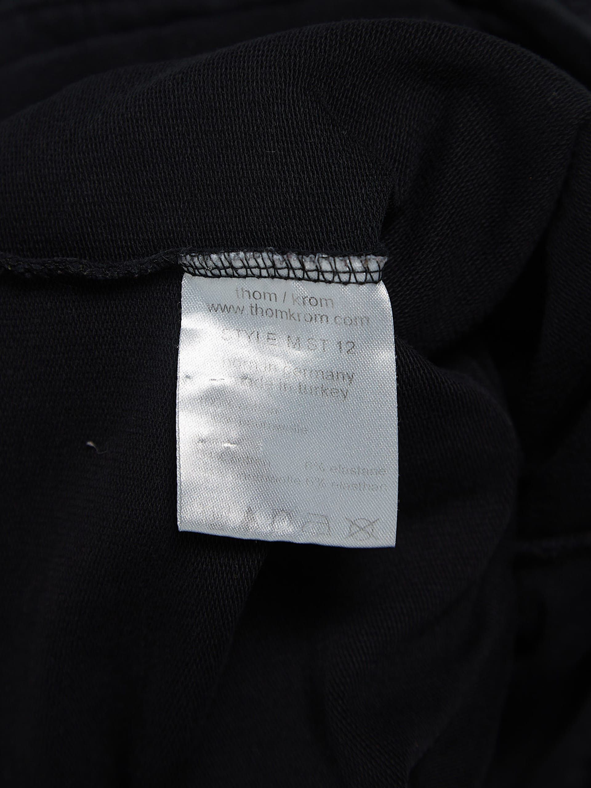 Thom Krom Black Double Sweatpants Size US 34 / EU 50 - 4 Thumbnail