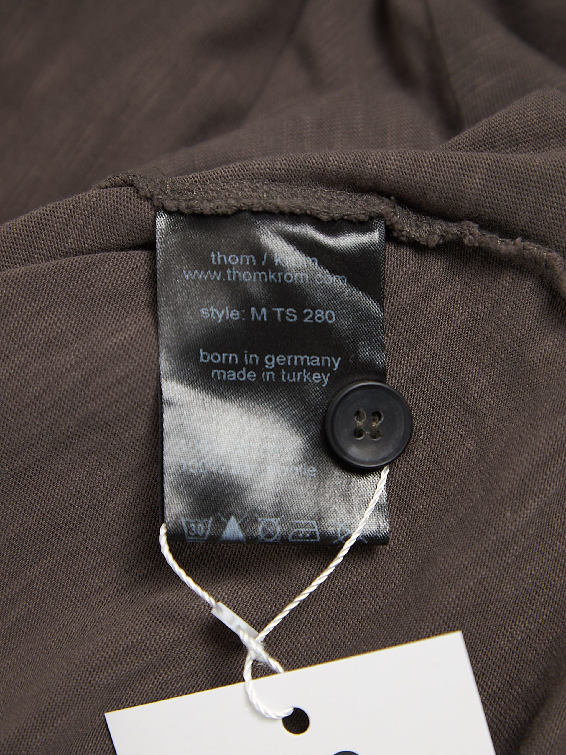 Thom Krom Brown Front Buttoned 3/4 Sleeved Longsleeve Size US M / EU 48-50 / 2 - 4 Thumbnail
