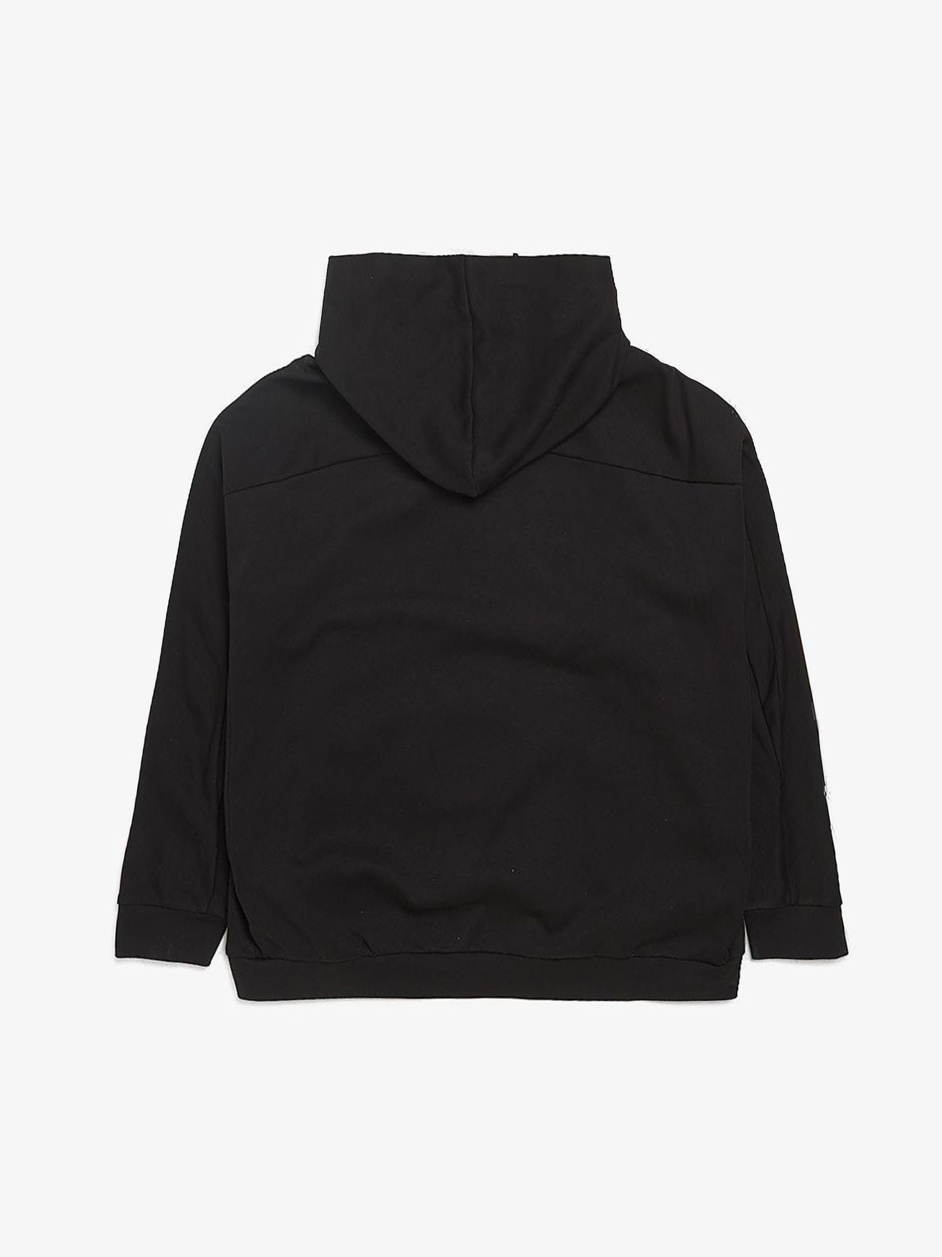 Attachment Black Heavy Cotton Hoodie Size US M / EU 48-50 / 2 - 2 Thumbnail