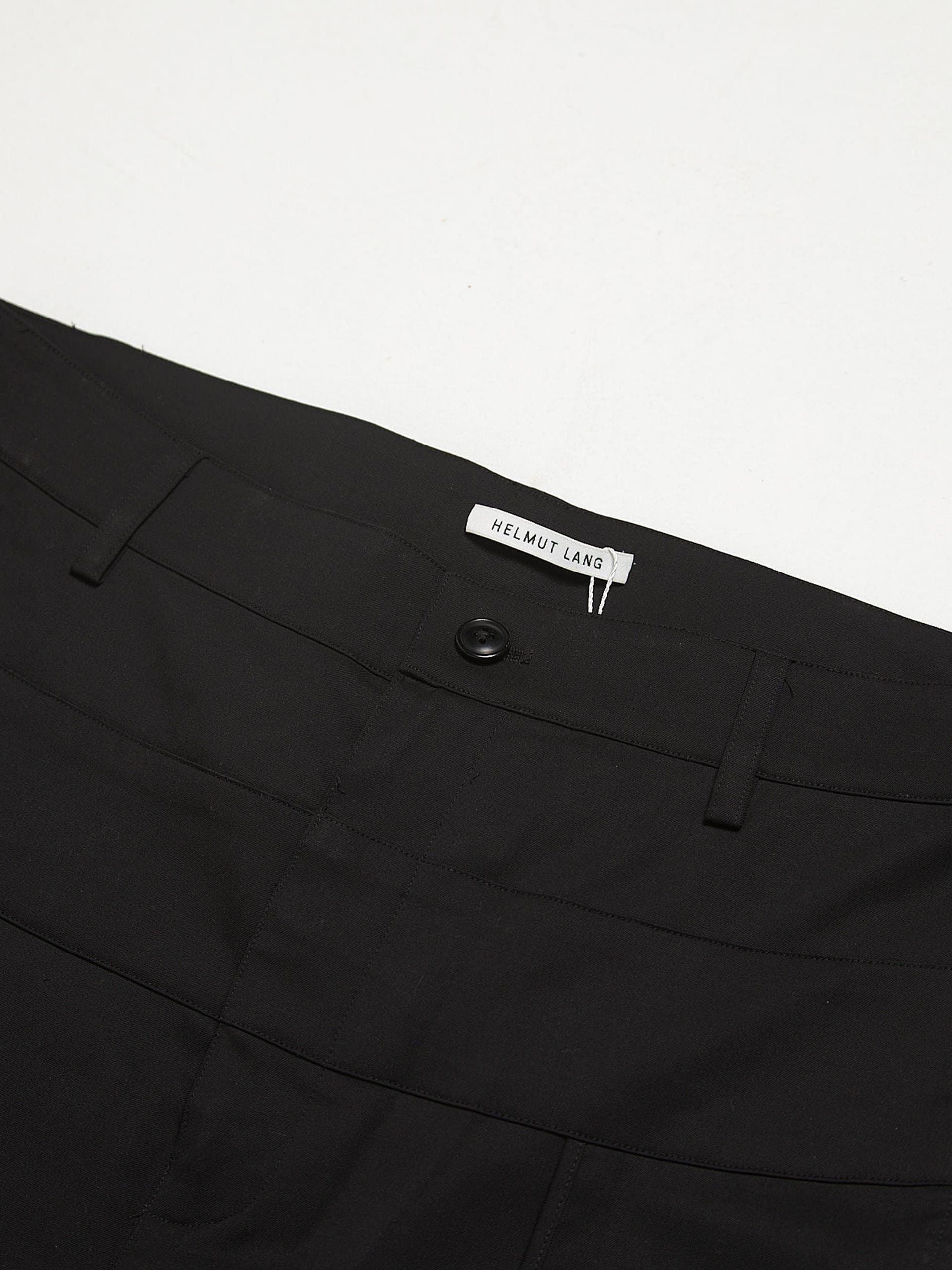 Helmut Lang Black Deconstructed Back Laced Trousers Size US 31 - 3 Thumbnail