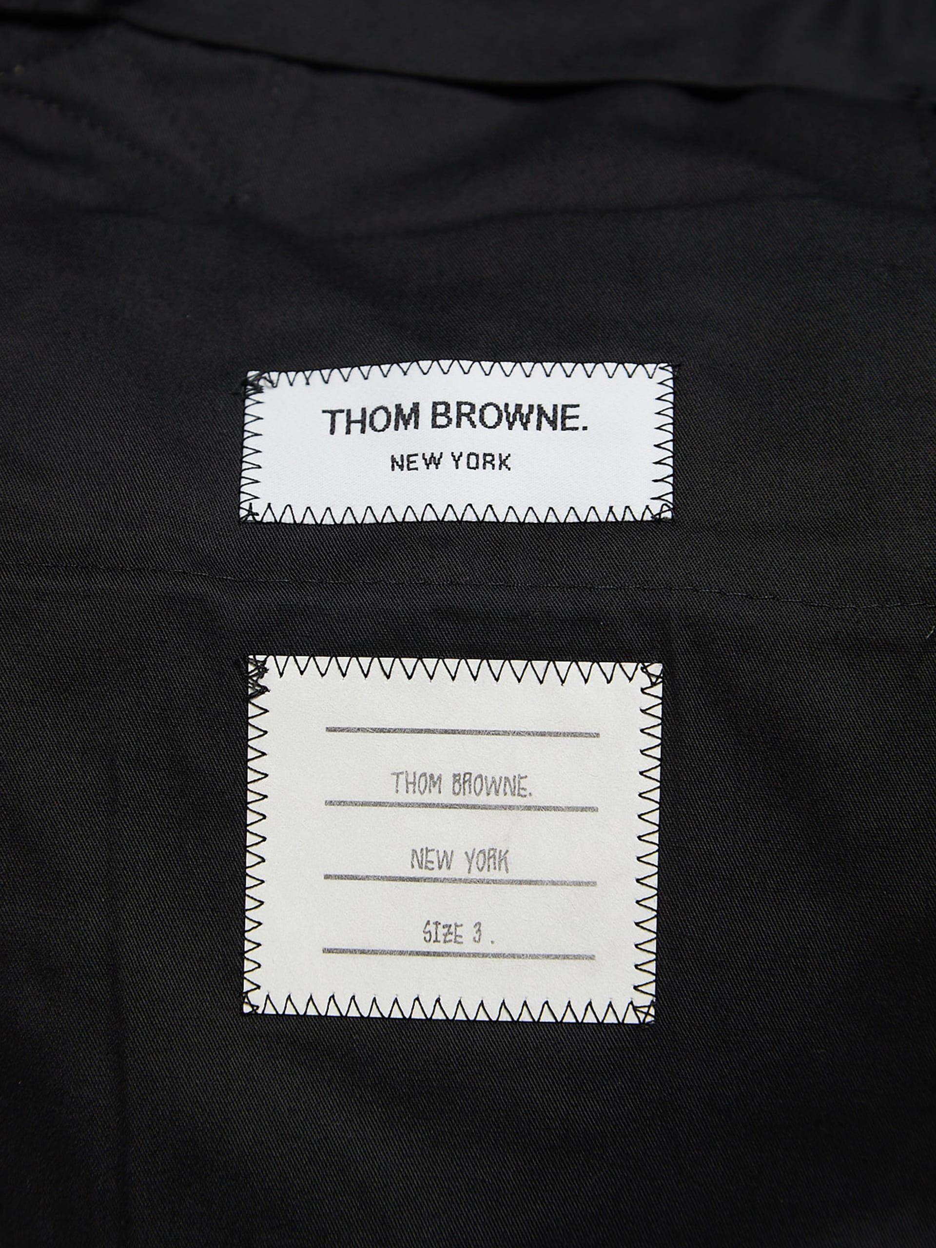 Thom Browne Gray-Green Rolled Up Hem Suit Trousers Size US 34 / EU 50 - 4 Thumbnail