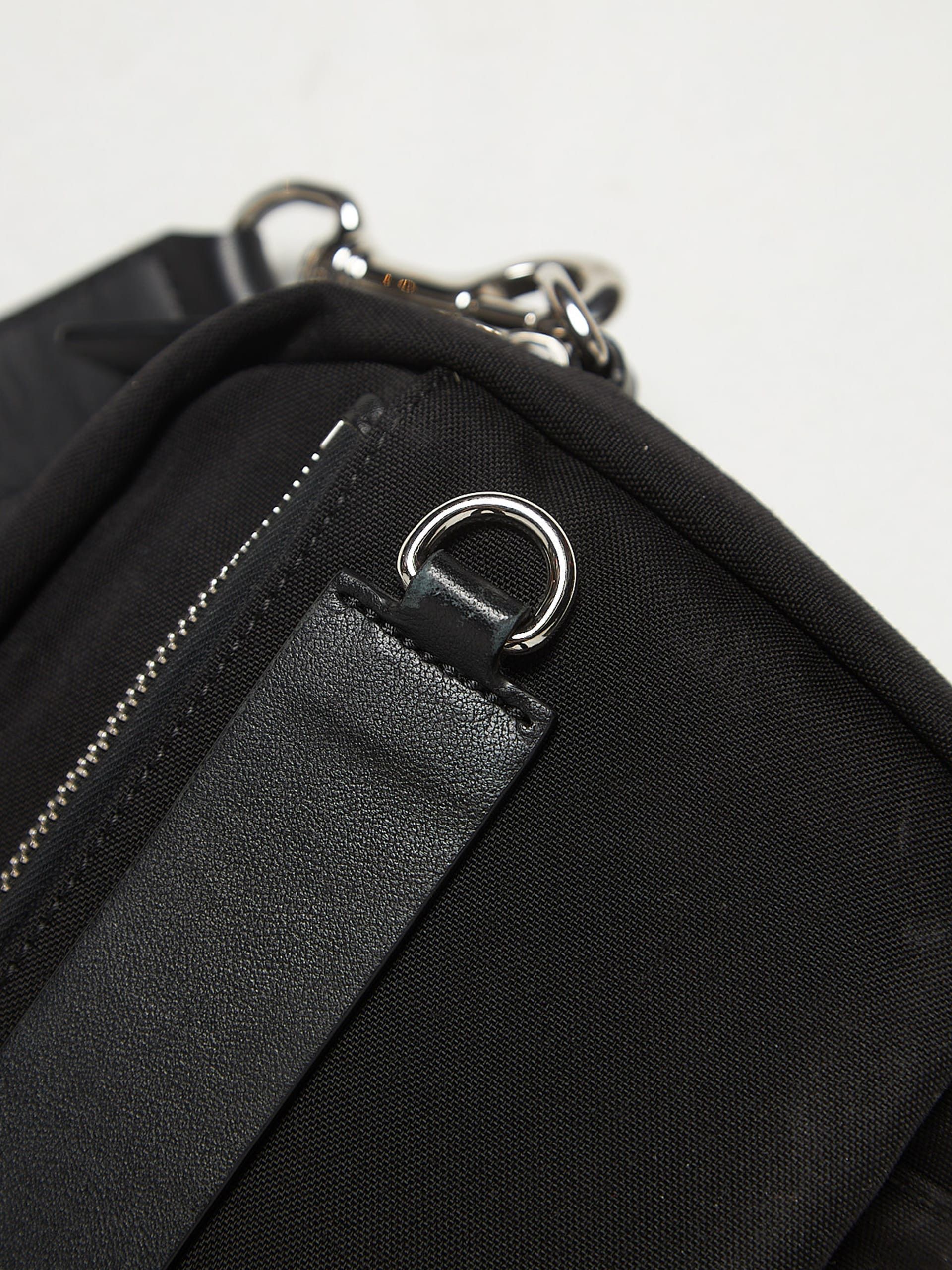 Valentino Black Logo Patched Bag Size ONE SIZE - 4 Thumbnail