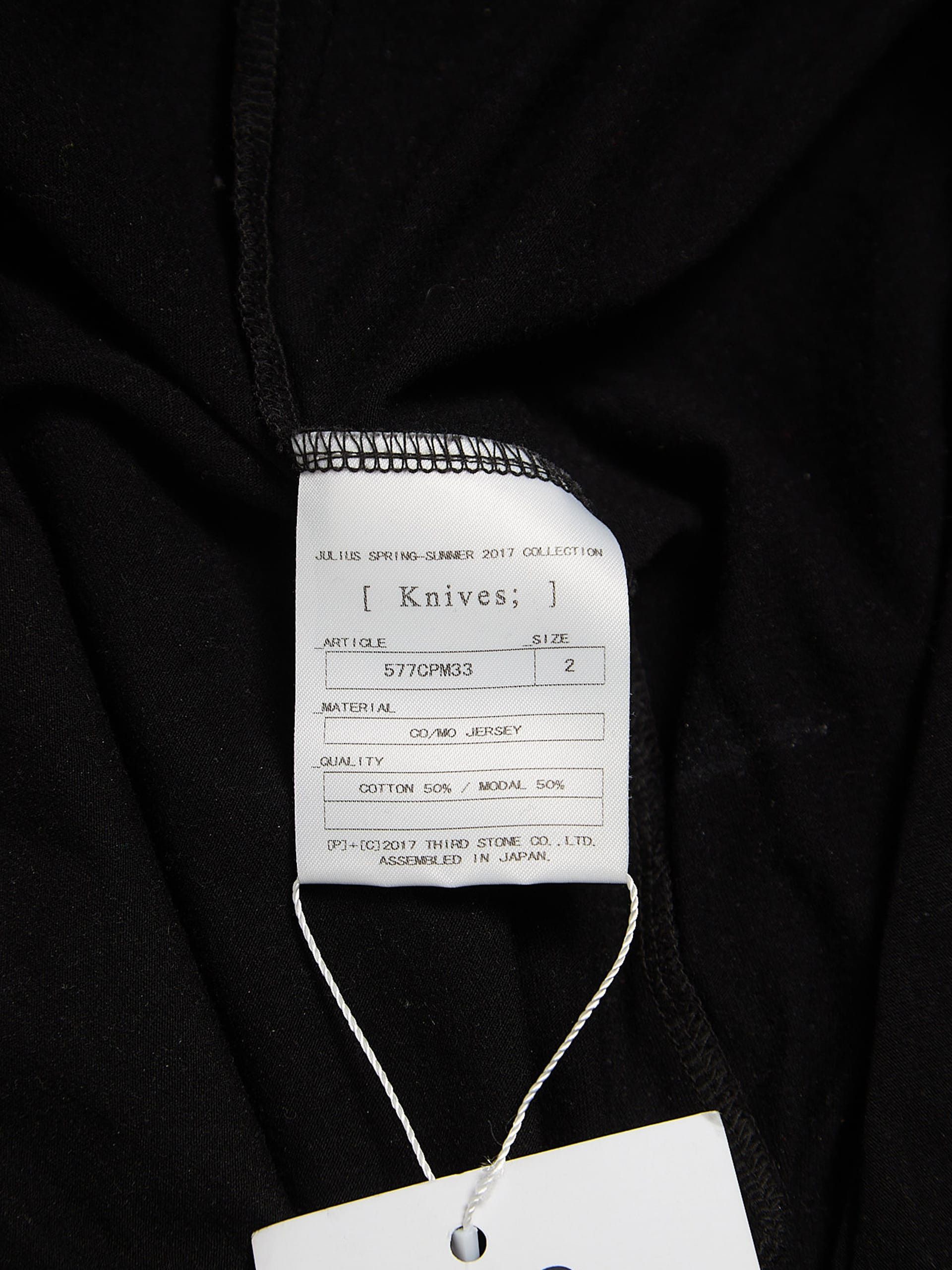 Julius Black Enjoy Printed Thin Cotton and Modal Hoodie Size US M / EU 48-50 / 2 - 4 Thumbnail