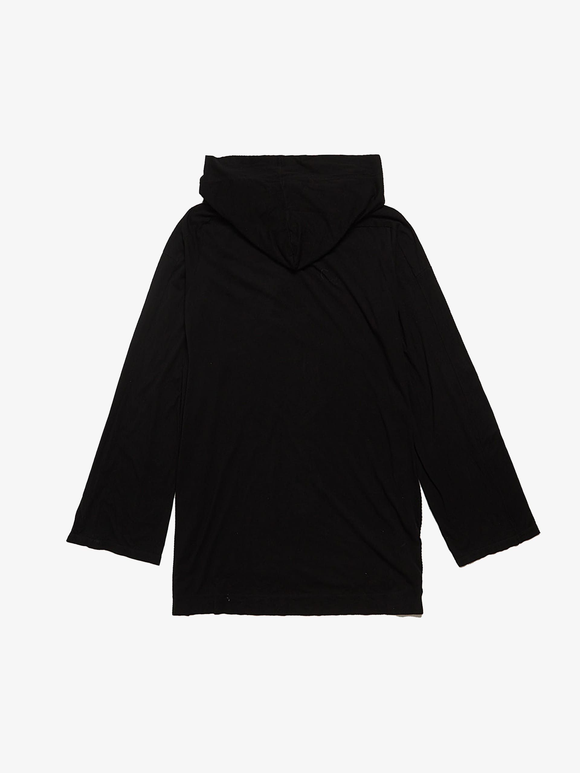 Julius Black Enjoy Printed Thin Cotton and Modal Hoodie Size US M / EU 48-50 / 2 - 2 Thumbnail