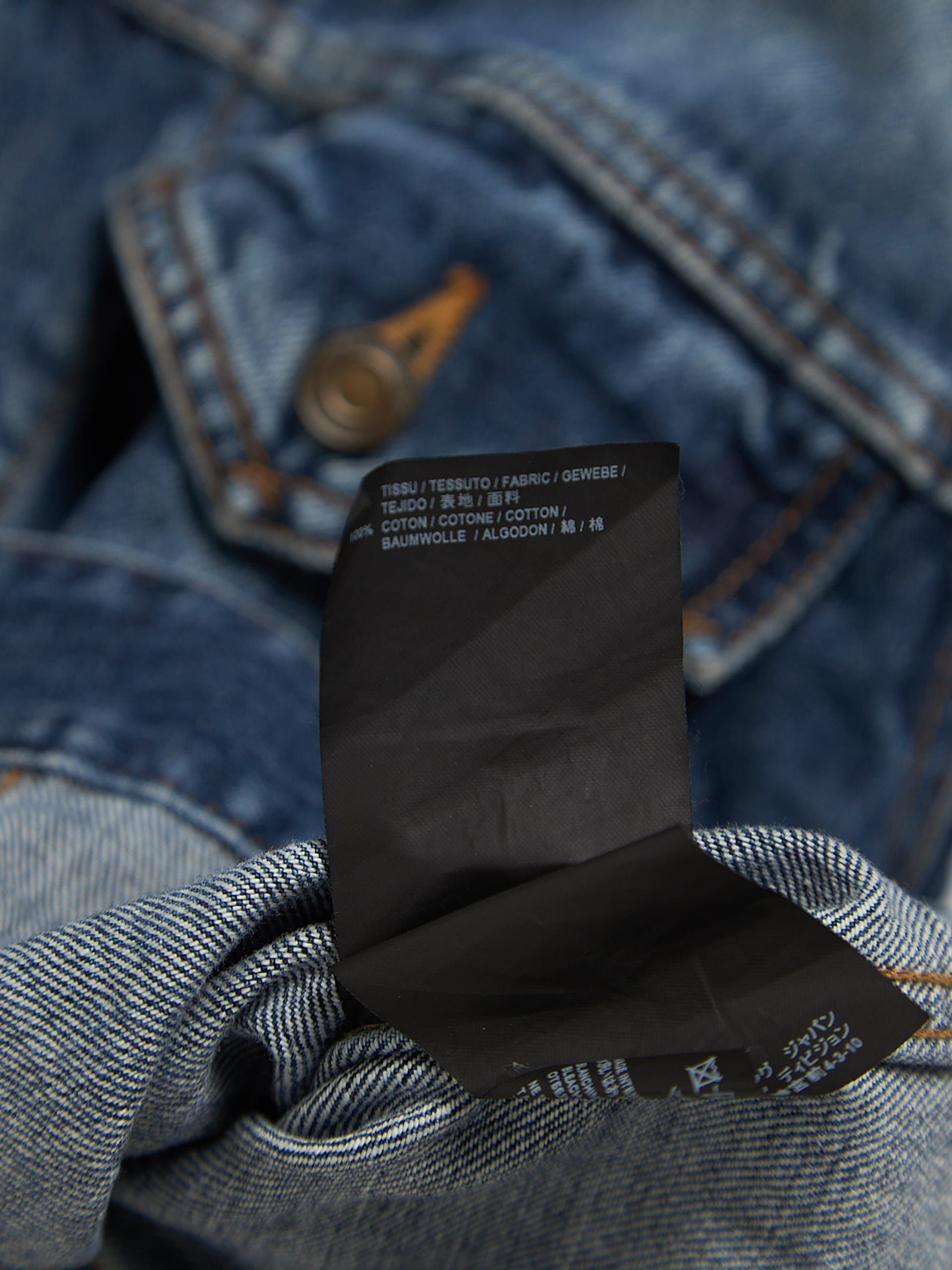 Saint Laurent Paris Blue Washed Distressed 46Denim Cotton Jacket Size US XL / EU 56 / 4 - 5 Thumbnail