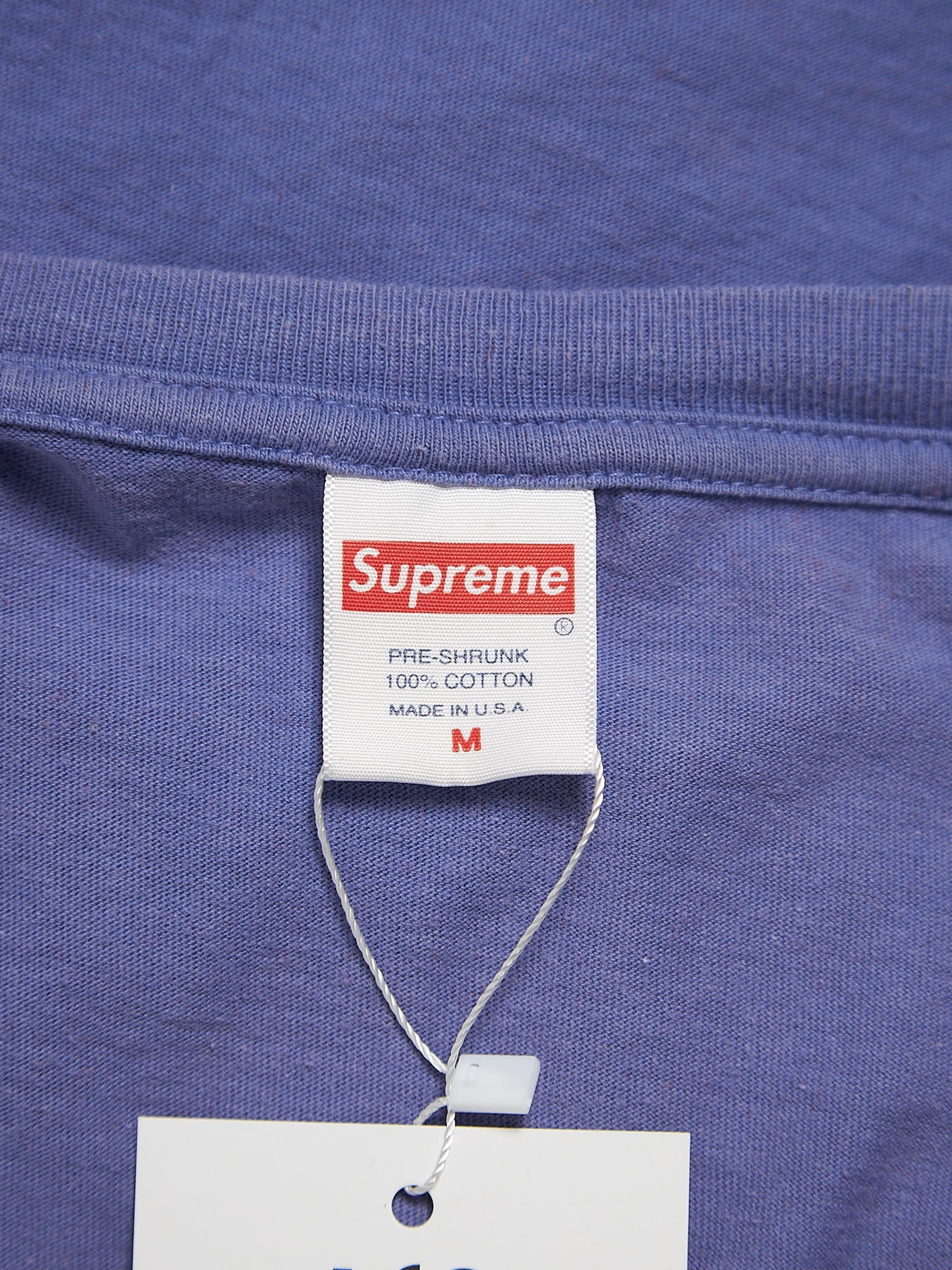 Lilac S Logo Printed Cotton T Shirt