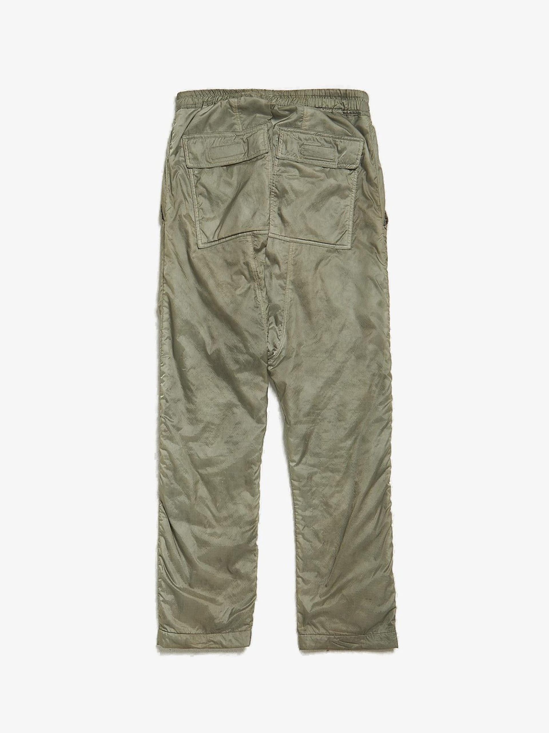 Rick Owens Drkshdw Gray Drawstring Ripstop Polyamide Pants Size US 33 - 2 Thumbnail