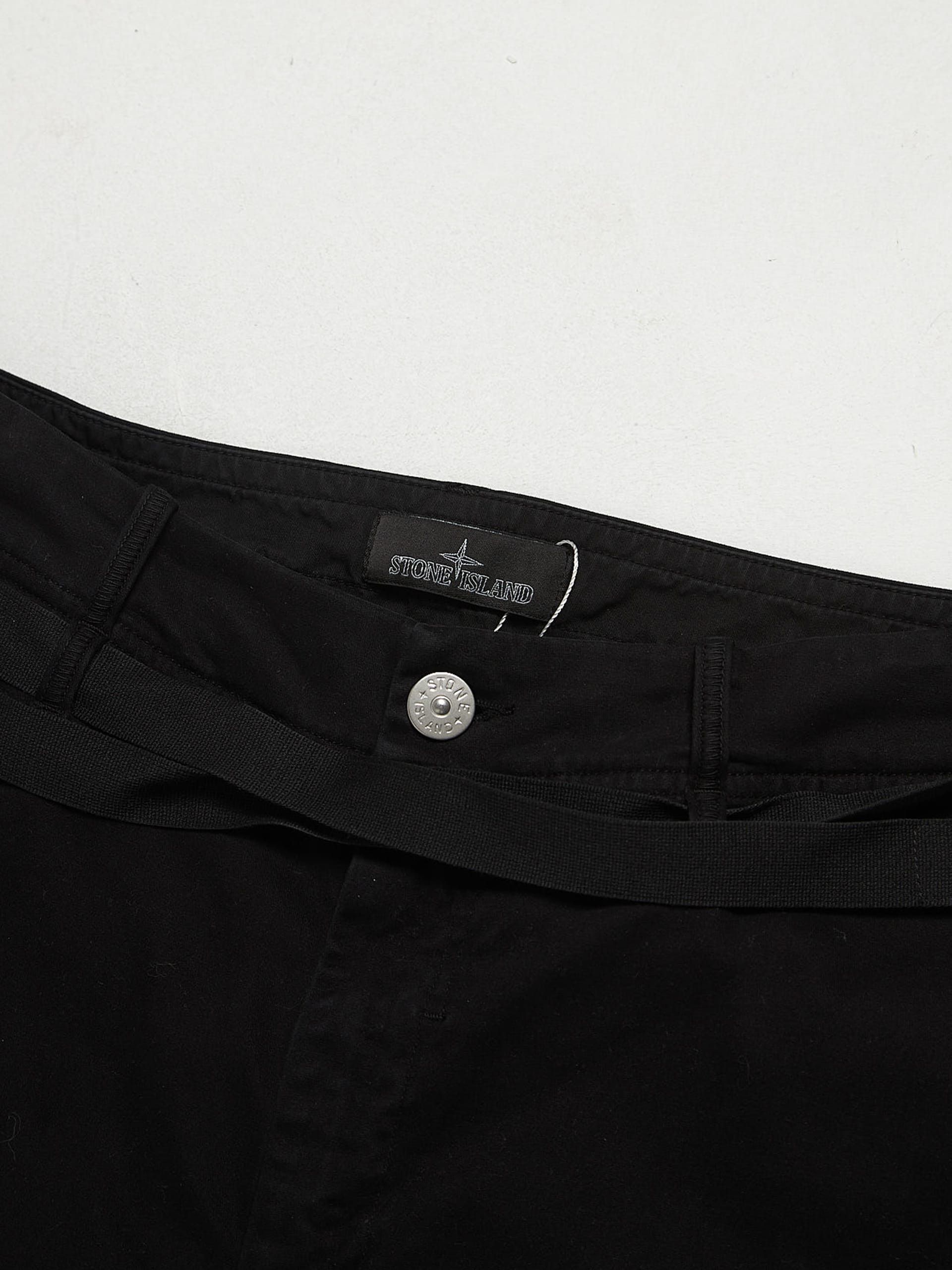 Stone Island Shadow Project Black Zip Cotton Pants Size US 30 / EU 46 - 3 Thumbnail