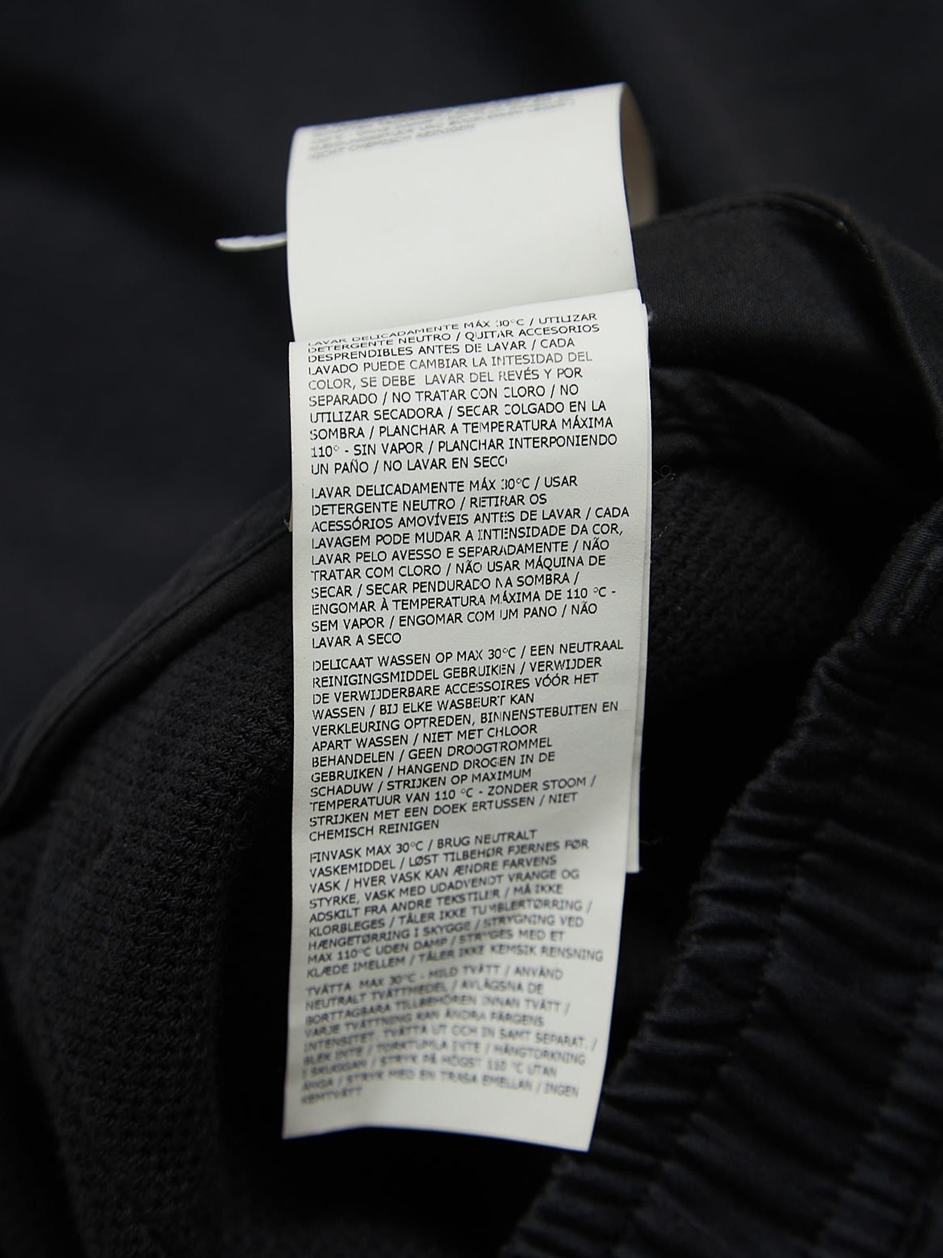 Stone Island Shadow Project Black Zipped Knee Cotton Sweatpants Size US 30 / EU 46 - 6 Thumbnail