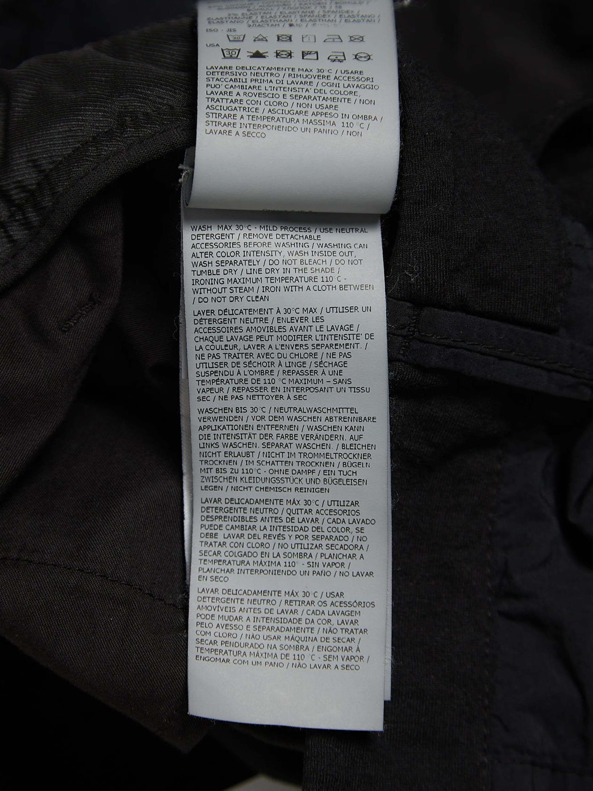 Stone Island Shadow Project Black Block Cargo Polyamide Pants Size US 34 / EU 50 - 5 Thumbnail