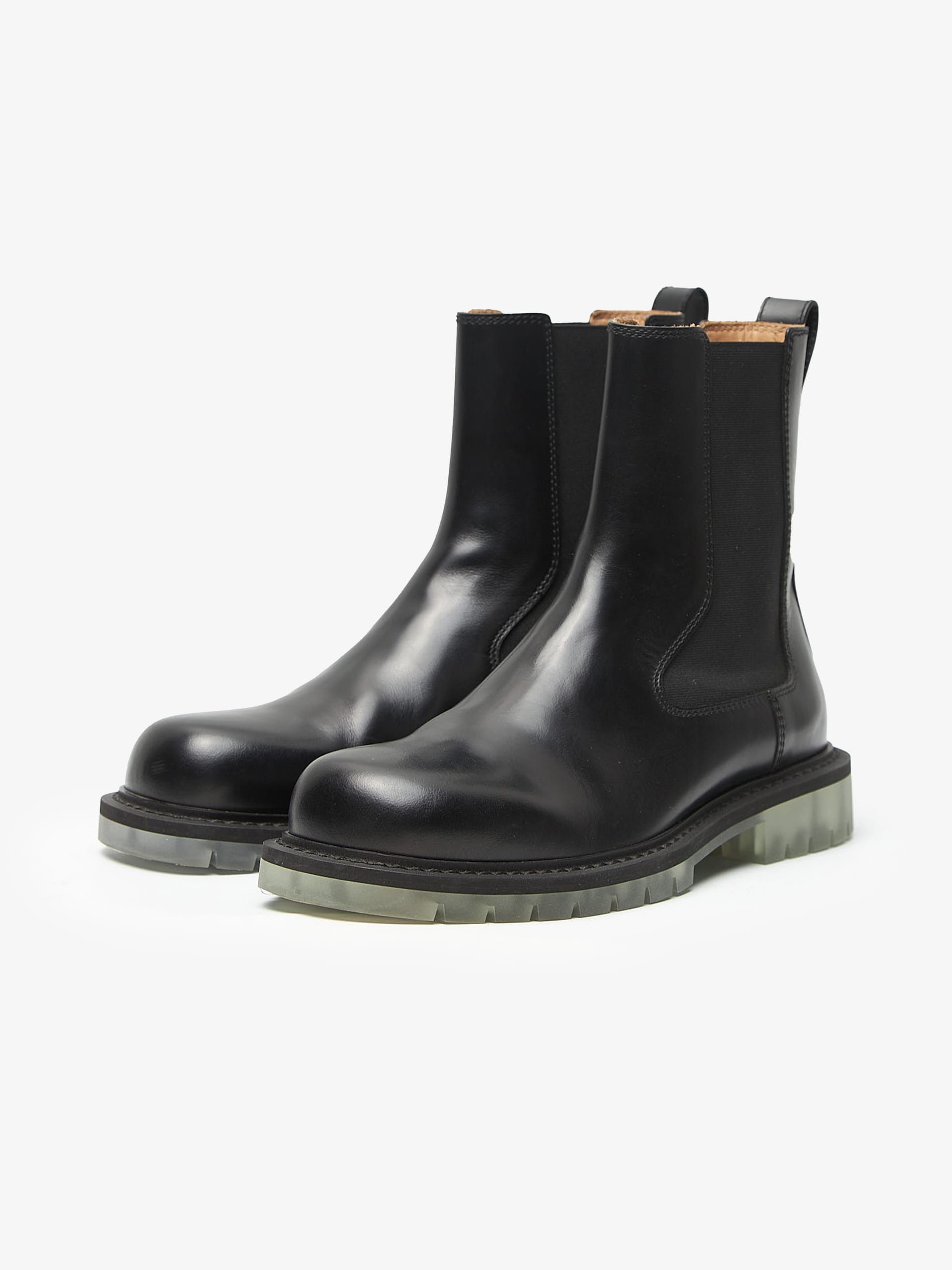 Bottega Veneta Black Leather Chelsea Boots Size US 8 / EU 41 - 2 Thumbnail