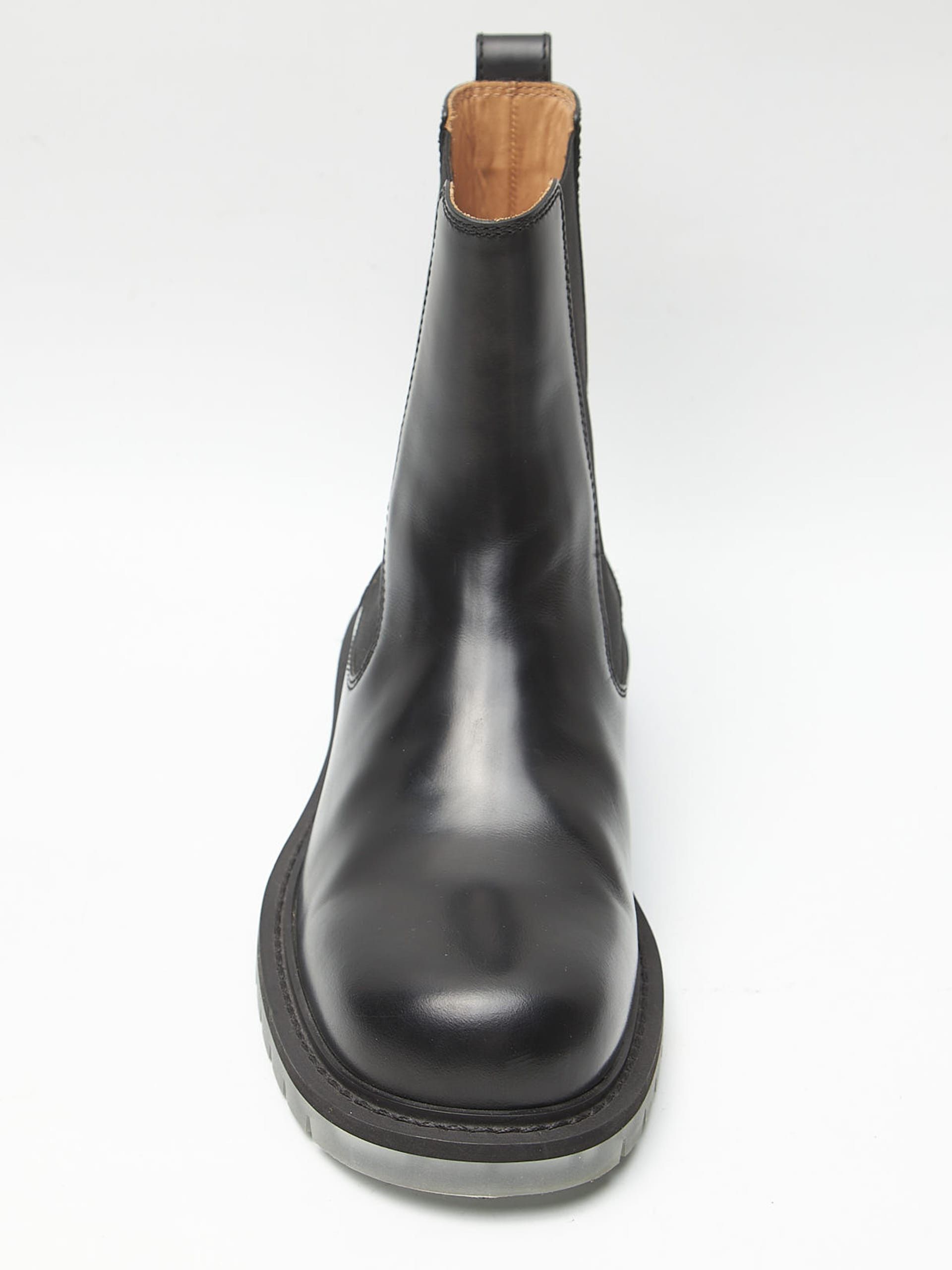 Bottega Veneta Black Leather Chelsea Boots Size US 8 / EU 41 - 5 Thumbnail