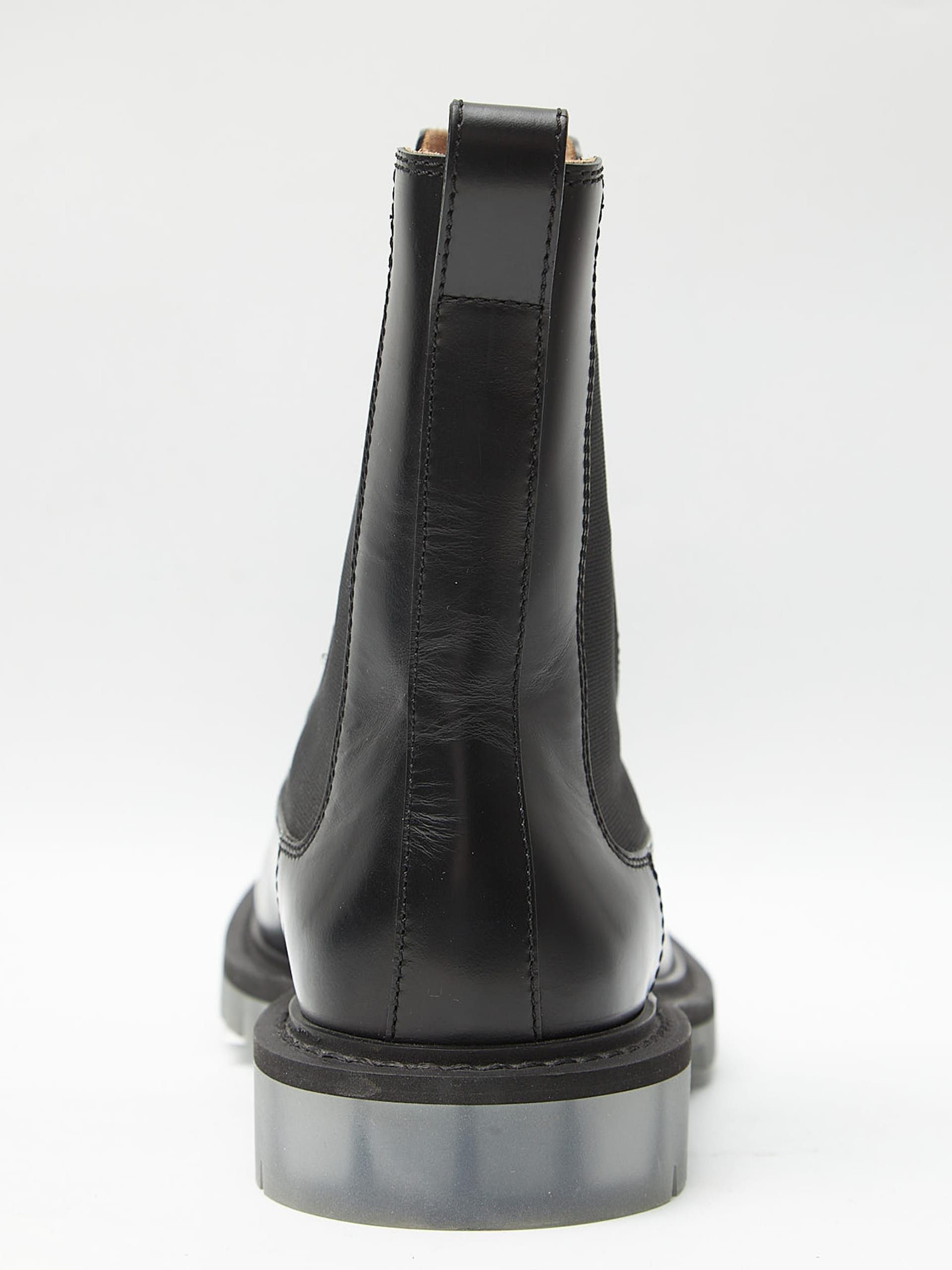 Bottega Veneta Black Leather Chelsea Boots Size US 8 / EU 41 - 6 Thumbnail