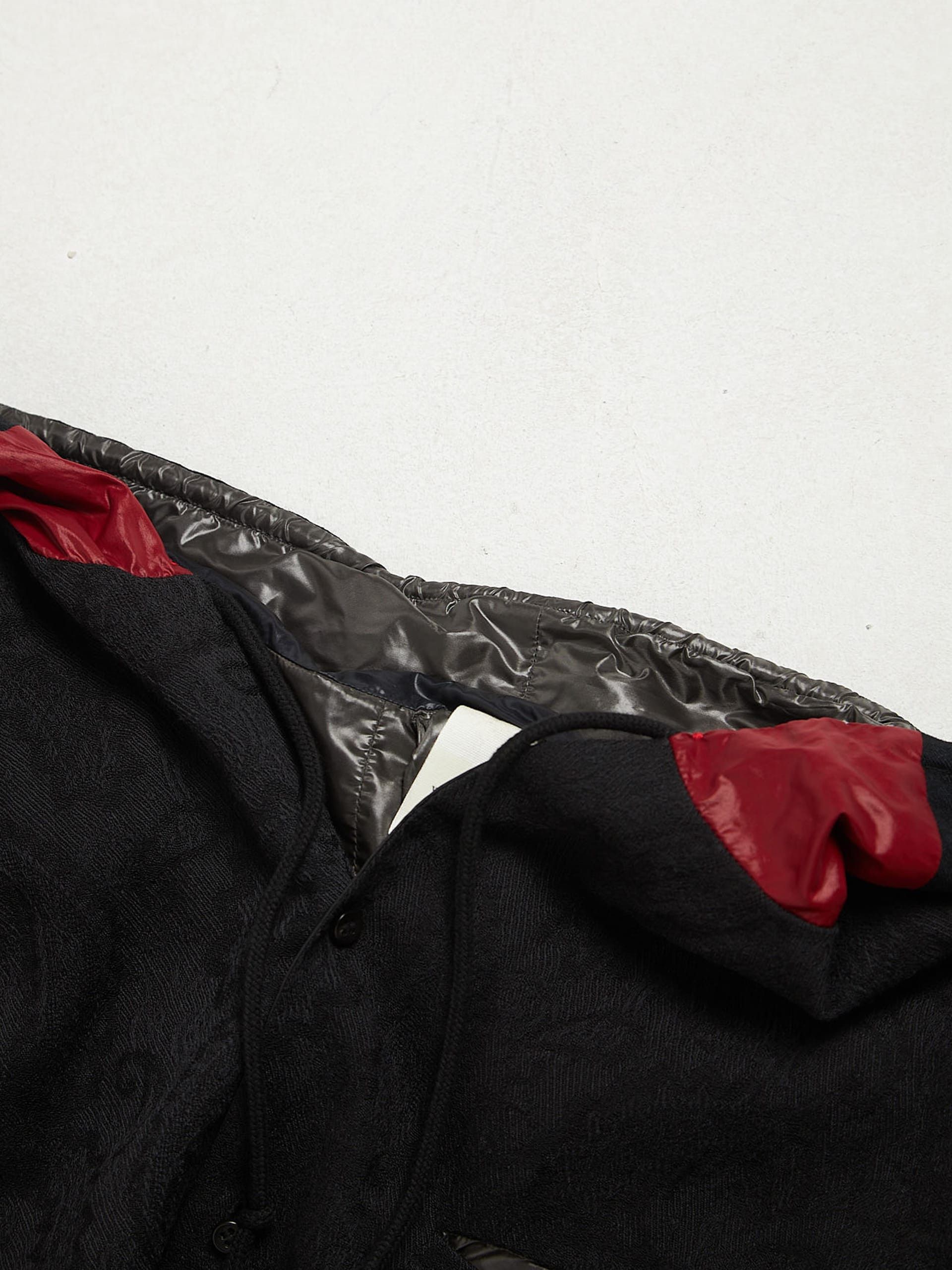 volga volga Black Embroidered Reversible Raincoat Size US XXL / EU 58 / 5 - 3 Thumbnail