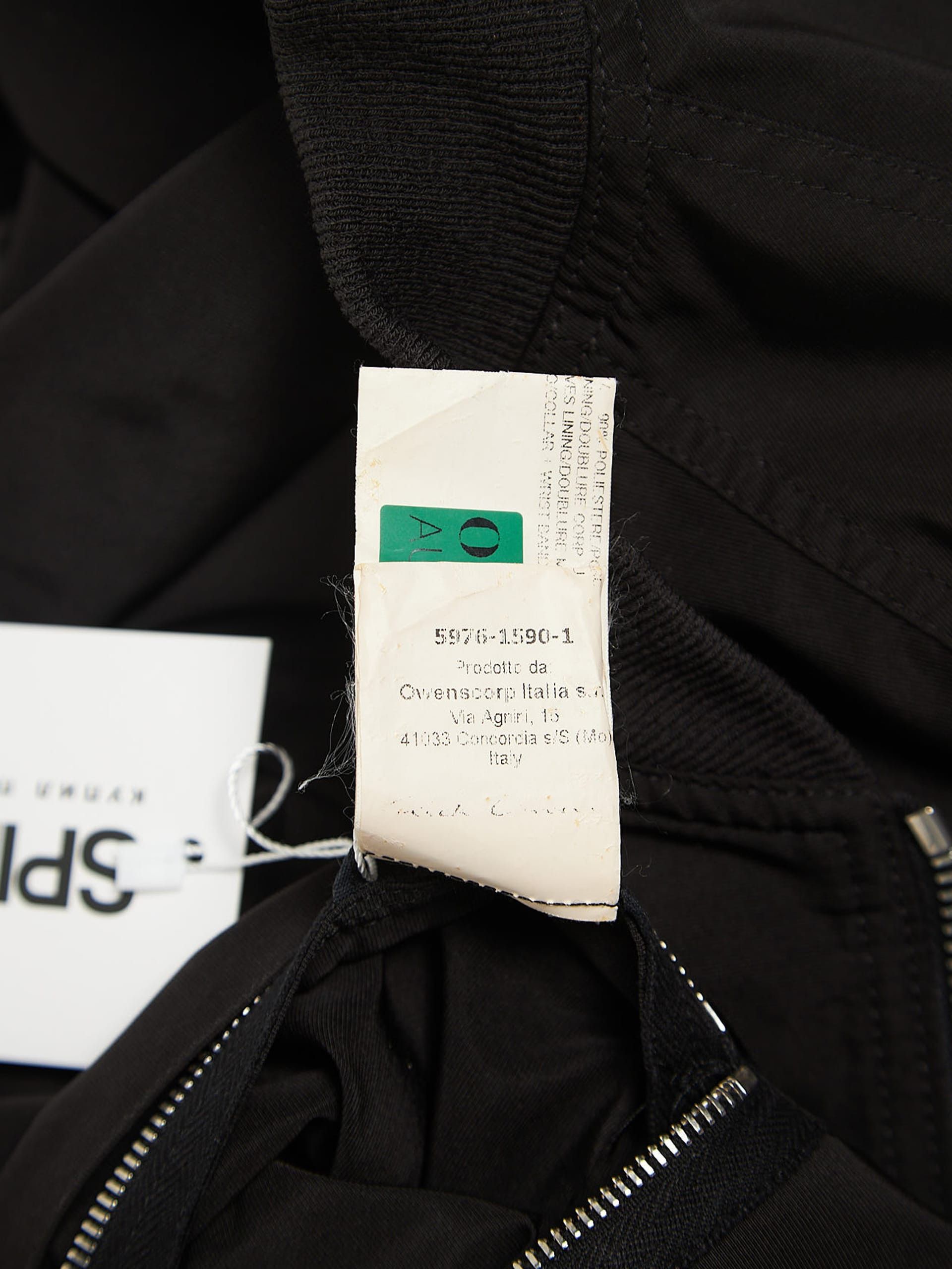 Rick Owens Black Polyester and Silk Bomber Jacket Size US L / EU 52-54 / 3 - 4 Thumbnail