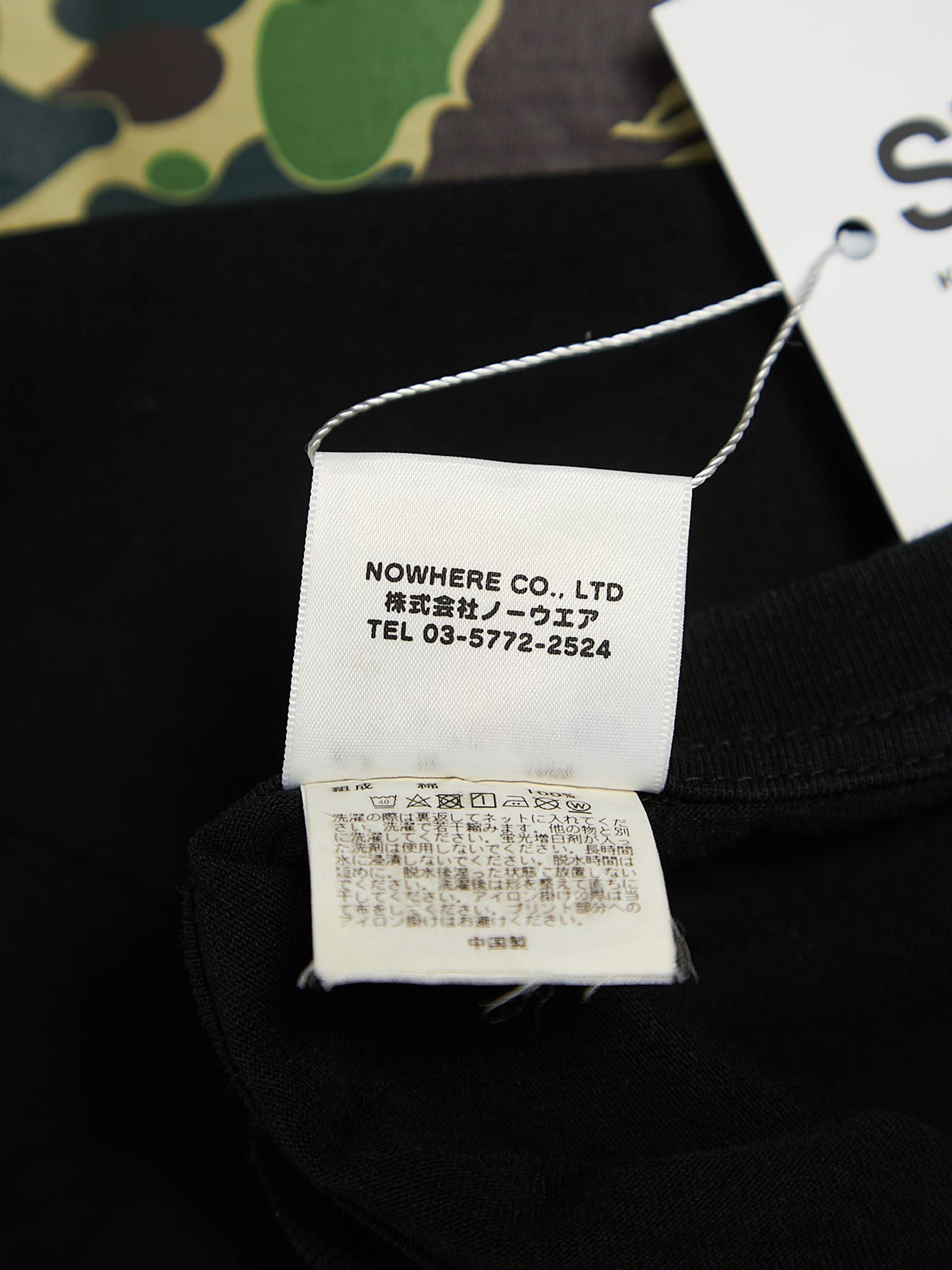 Bape Black Camo Logo Printed Cotton T-Shirt Size US L / EU 52-54 / 3 - 4 Thumbnail