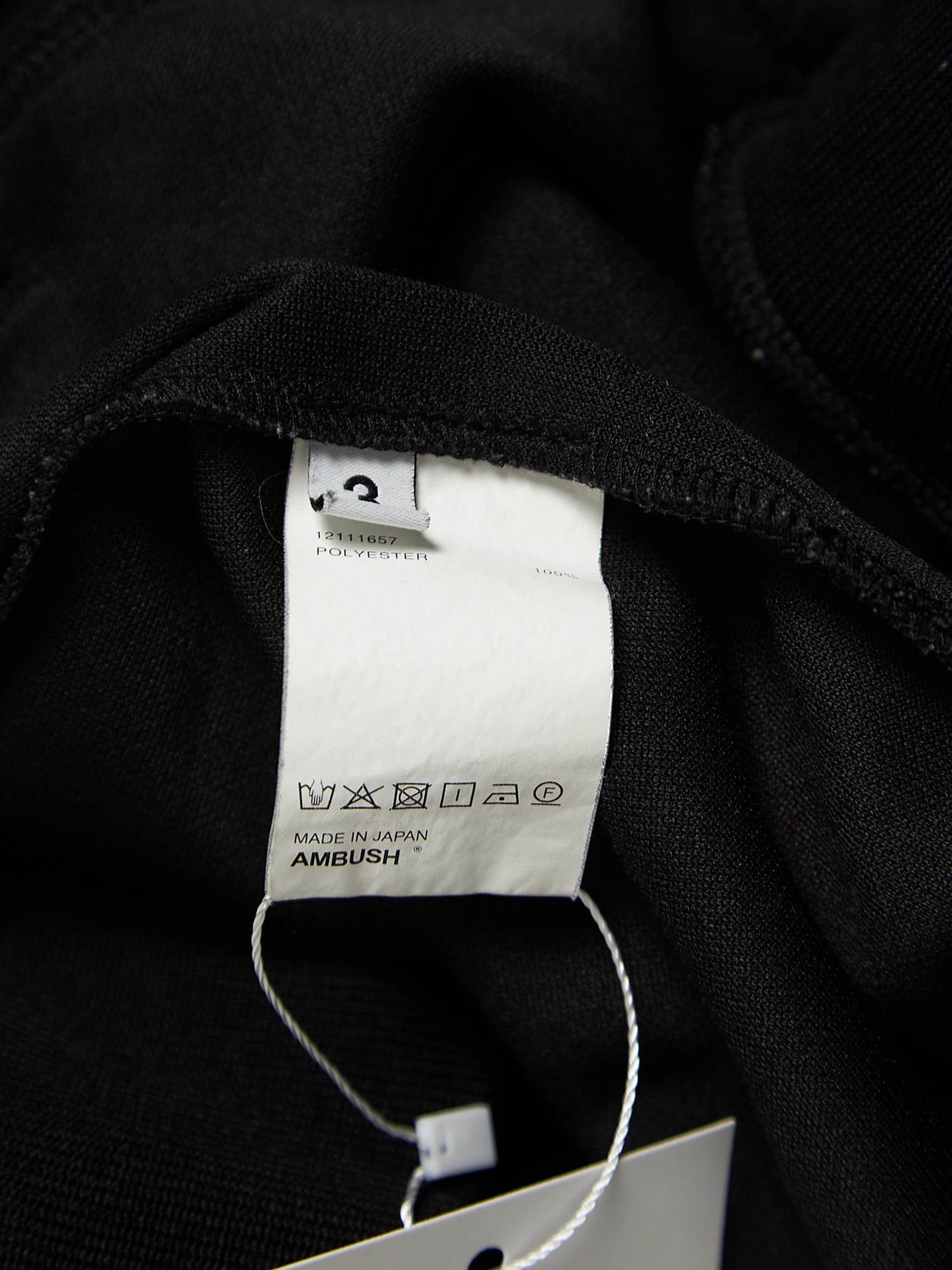 Ambush Design Black White Striped Polyester Zipped Jacket Size US L / EU 52-54 / 3 - 5 Thumbnail