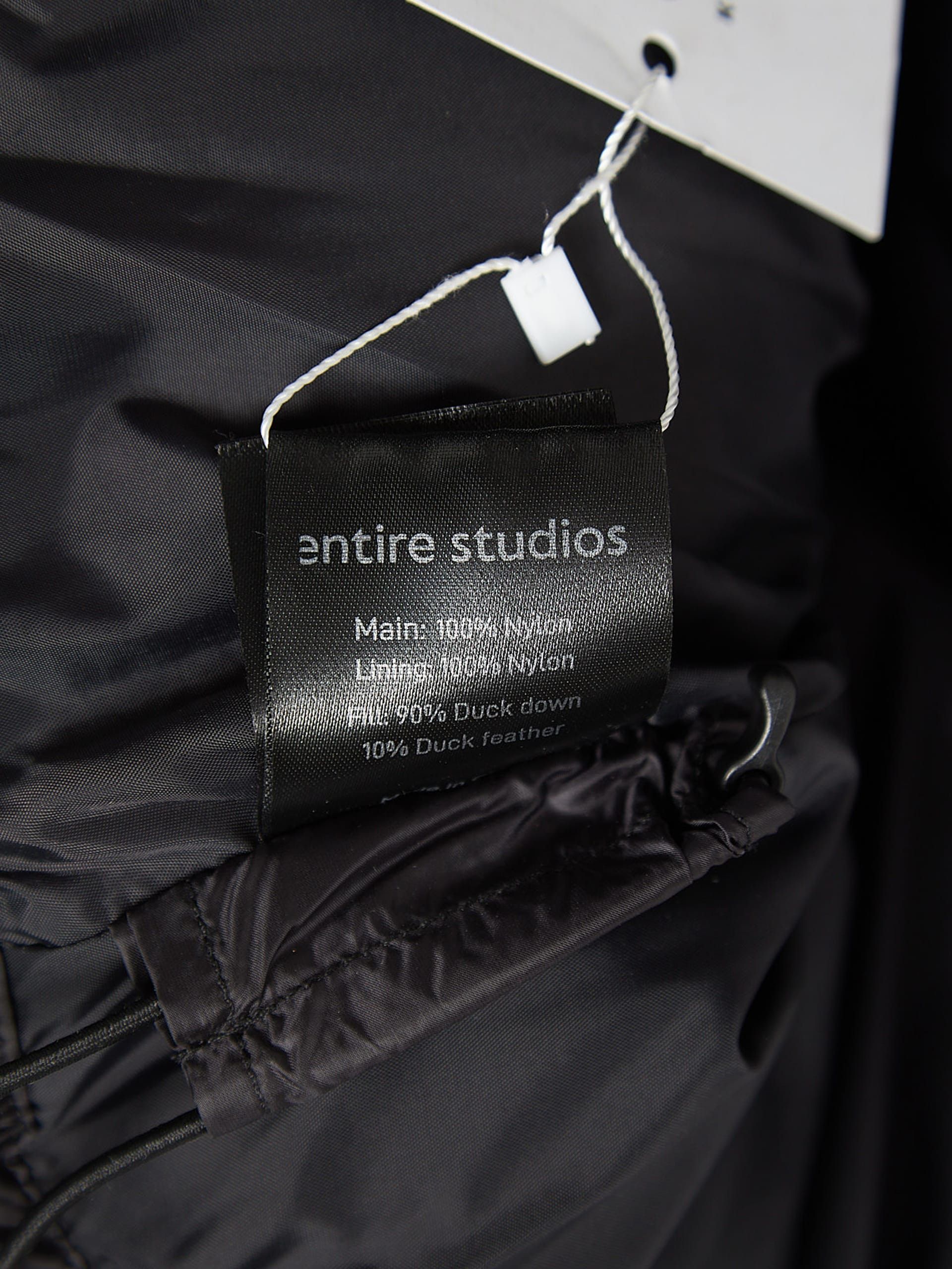 Entire Studios Black Cropped Polyamide Puffer Jacket Size US XL / EU 56 / 4 - 5 Thumbnail