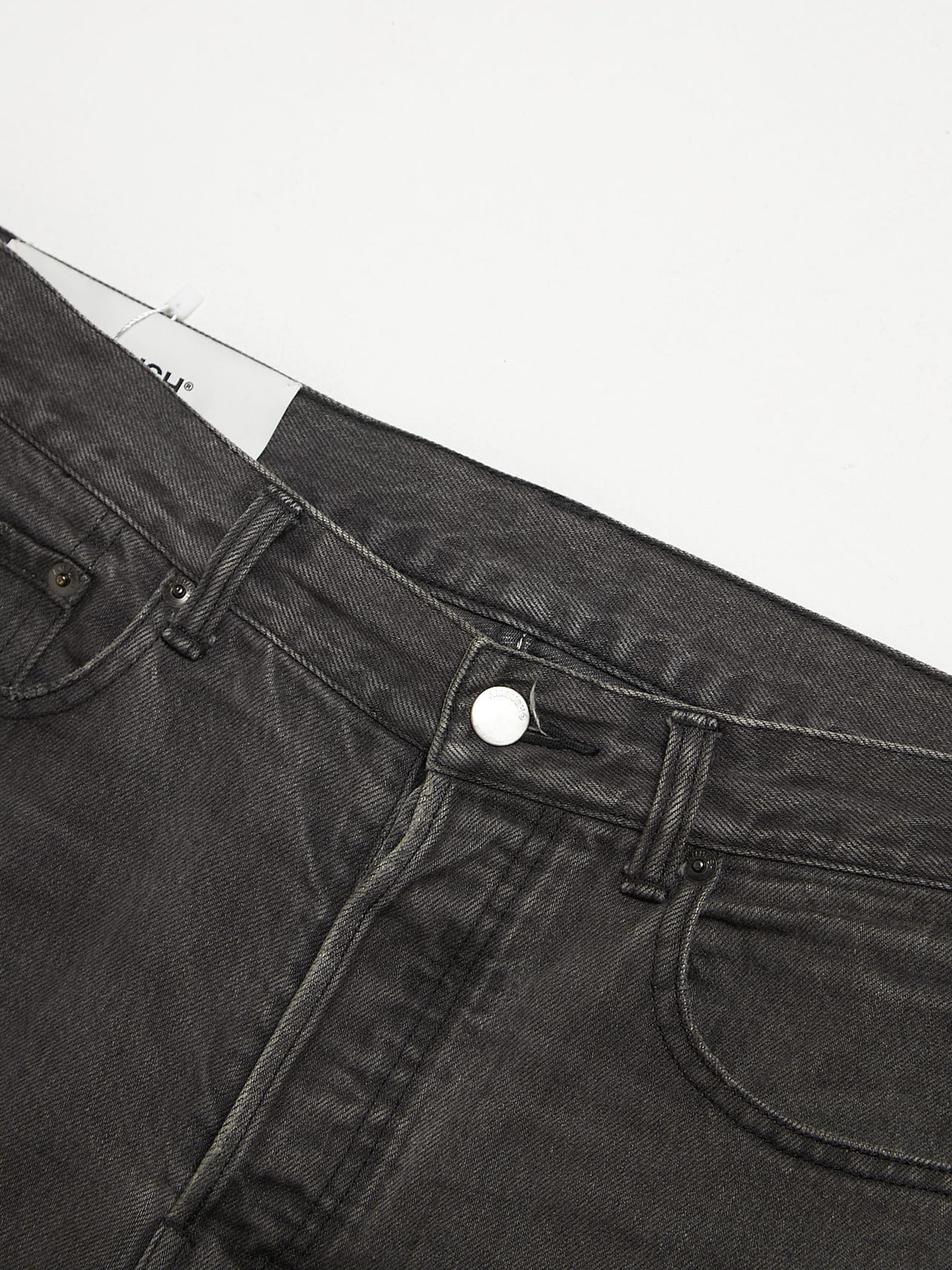 Ambush Design Gray Washed Cotton Jeans Size US 33 - 3 Thumbnail