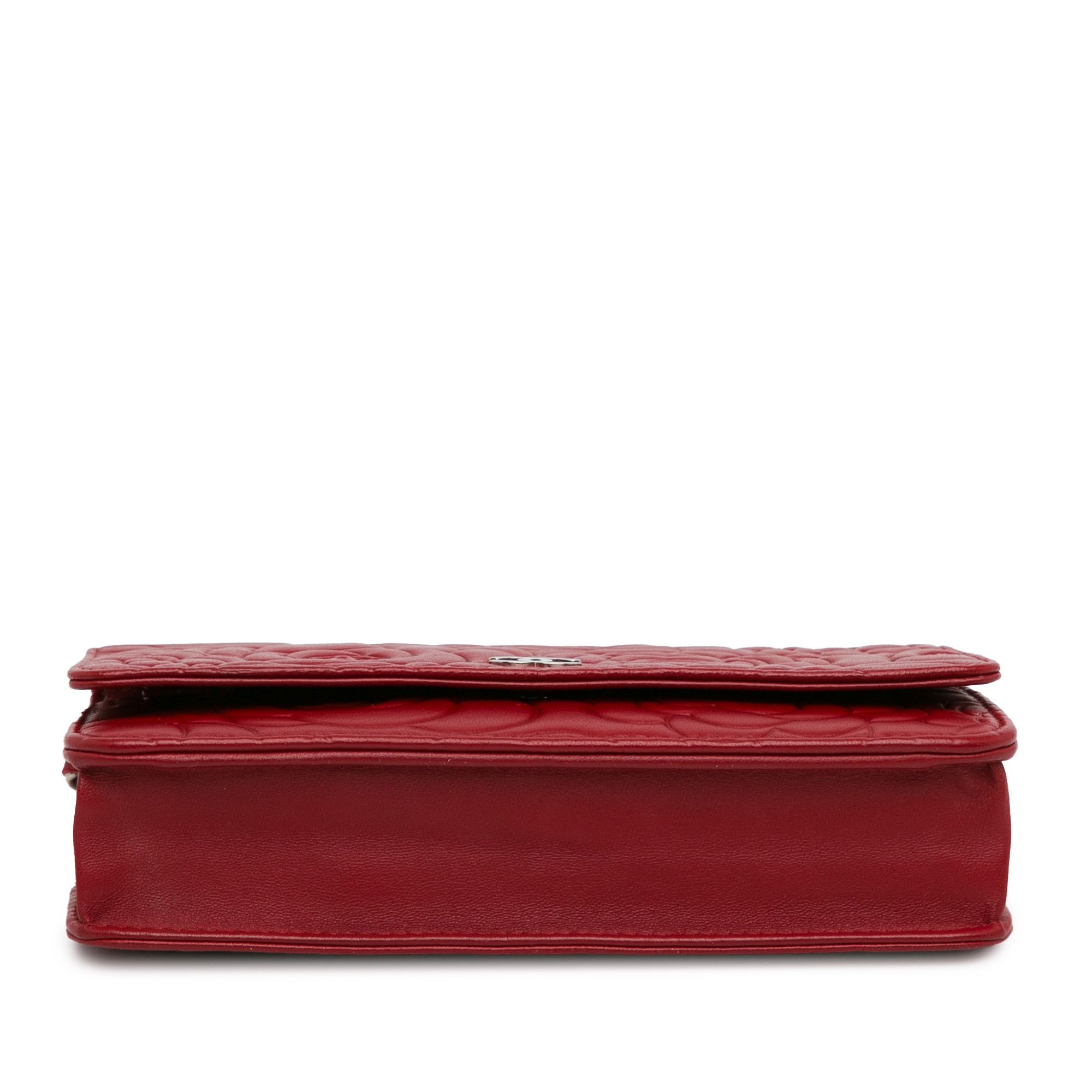 Chanel Chanel Lambskin Camellia Wallet On Chain Size ONE SIZE - 4 Thumbnail