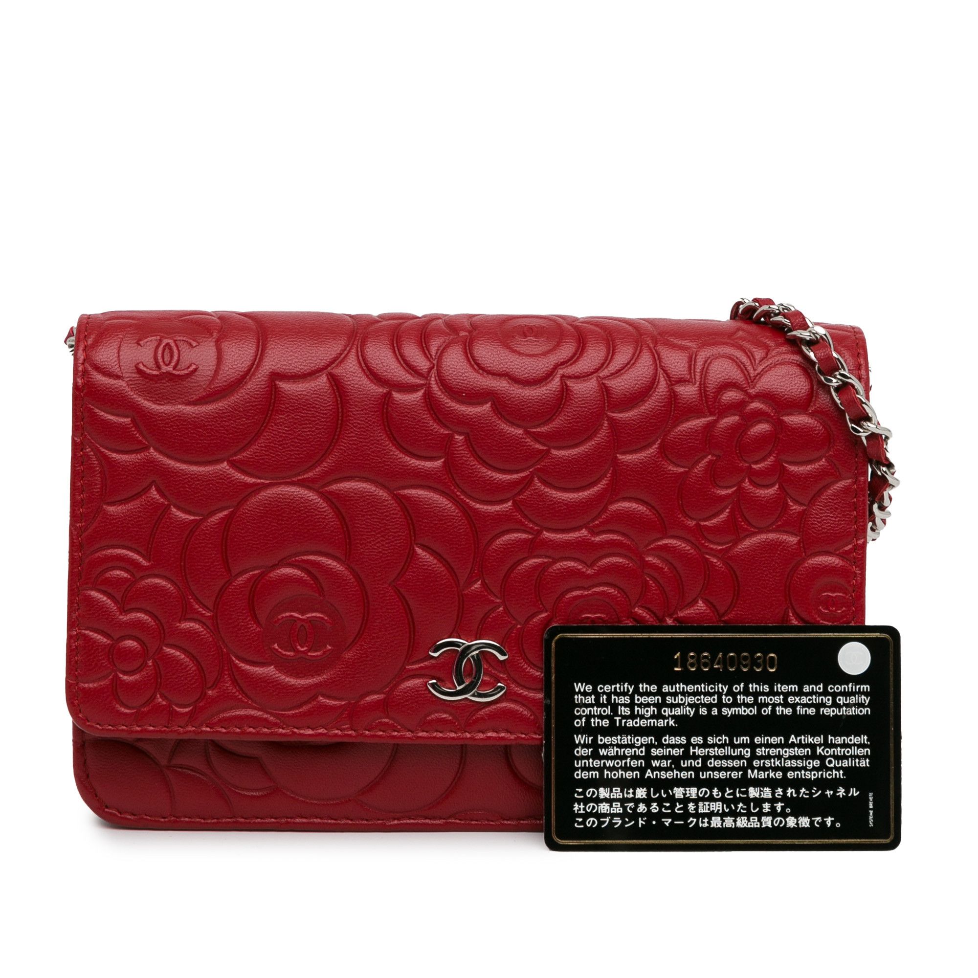 Chanel Chanel Lambskin Camellia Wallet On Chain Size ONE SIZE - 13 Thumbnail