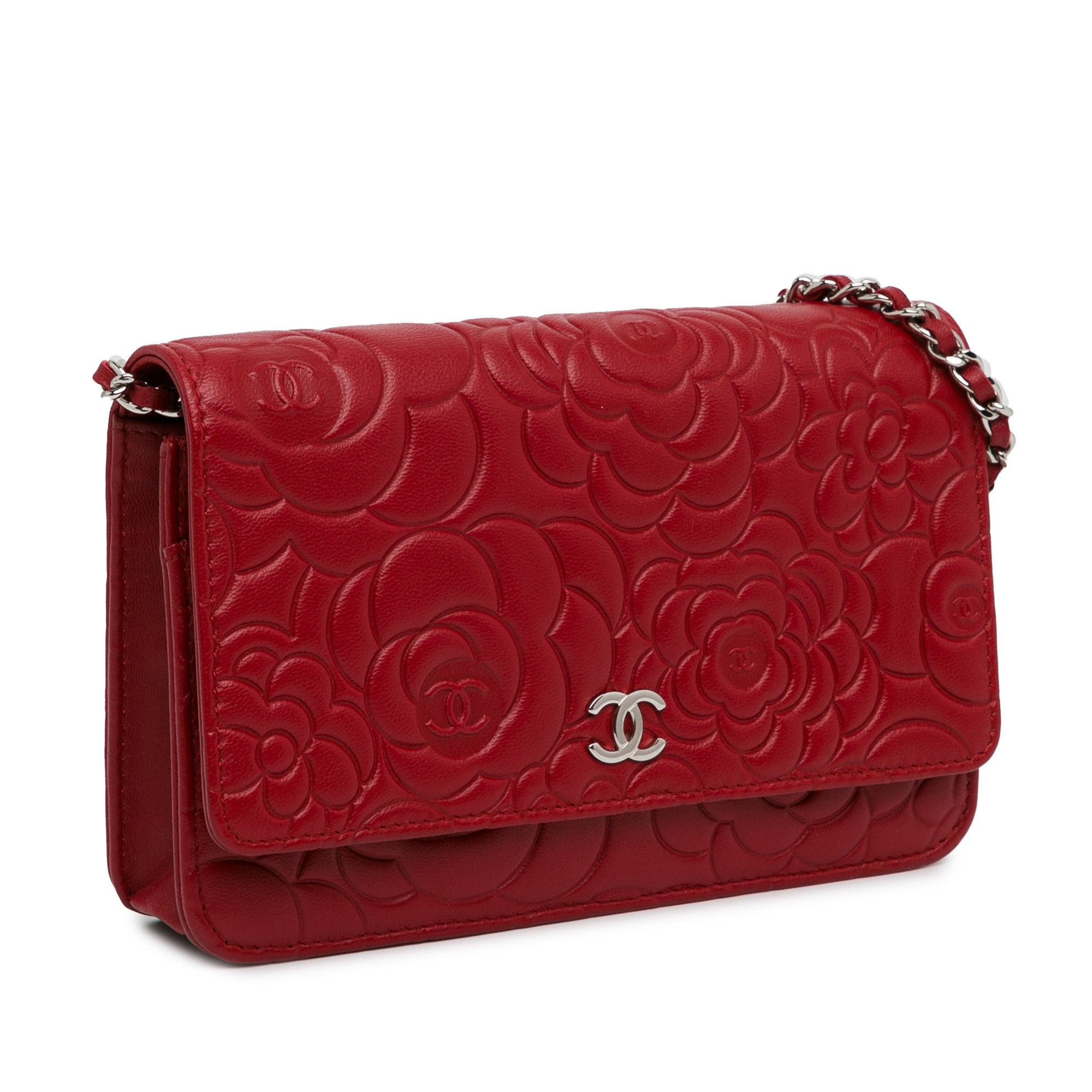 Chanel Chanel Lambskin Camellia Wallet On Chain Size ONE SIZE - 2 Thumbnail