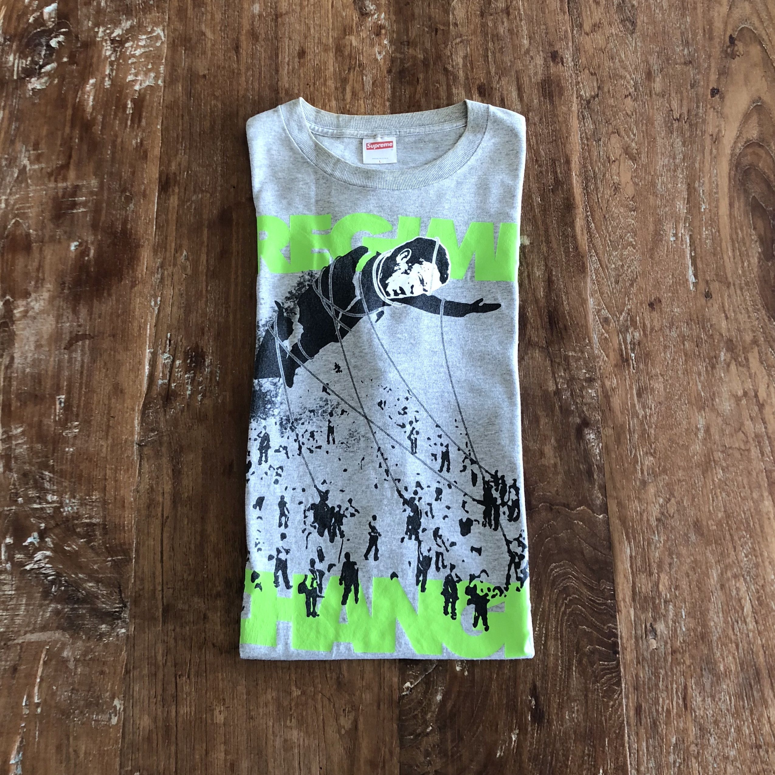 Supreme 00S/S Regime Change Tee 政権交代 Supreme 2003 Regime Change Tee | Lupines used store