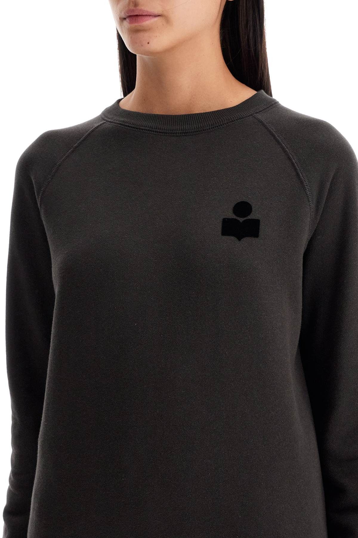Isabel Marant Etoile ISABEL MARANT ETOILE Milla Cotton Sweatshirt With Round Neck Size XS / US 0-2 / IT 36-38 - 4 Thumbnail