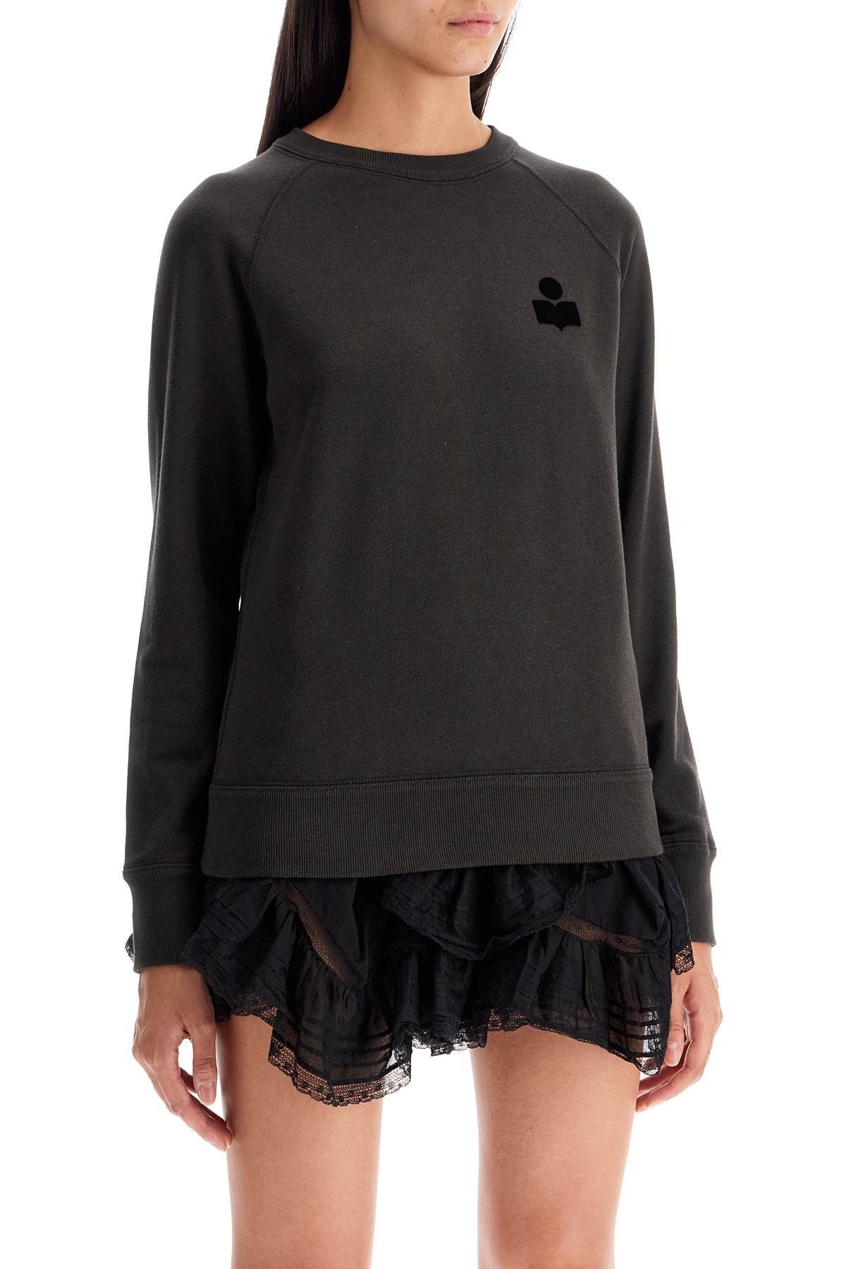 Isabel Marant Etoile ISABEL MARANT ETOILE Milla Cotton Sweatshirt With Round Neck Size XS / US 0-2 / IT 36-38 - 2 Thumbnail