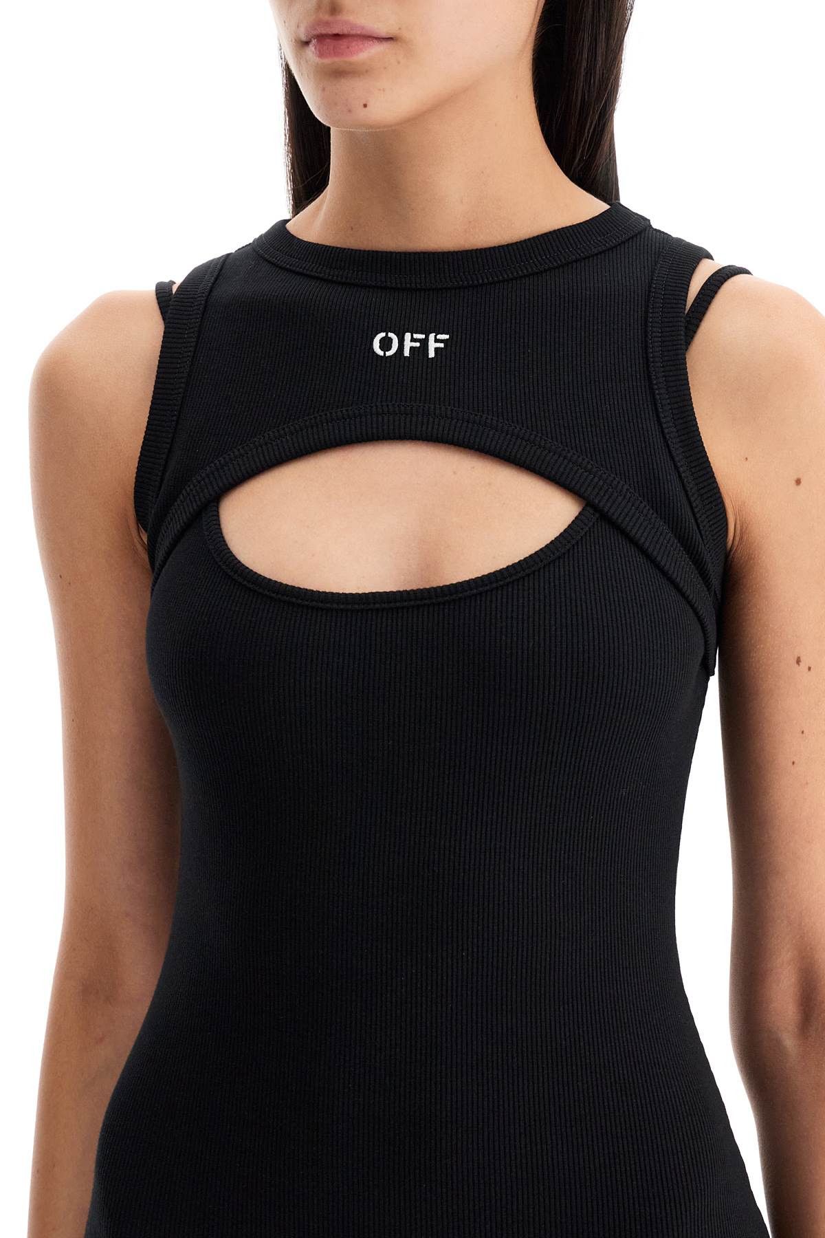 Off-White OFF-WHITE Layered Sleeveless Mini Dress With Size S / US 4 / IT 40 - 4 Thumbnail