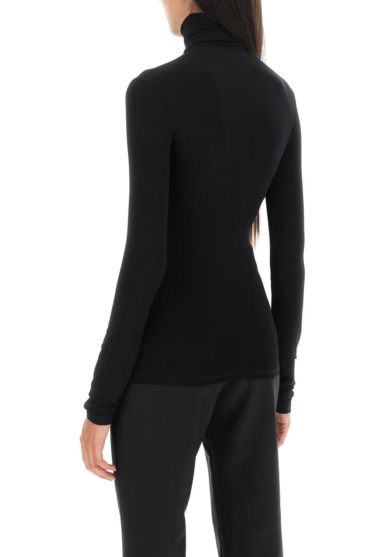 Off-White OFF-WHITE Second Skin Long Sleeve Turtleneck Top Size S / US 4 / IT 40 - 3 Thumbnail