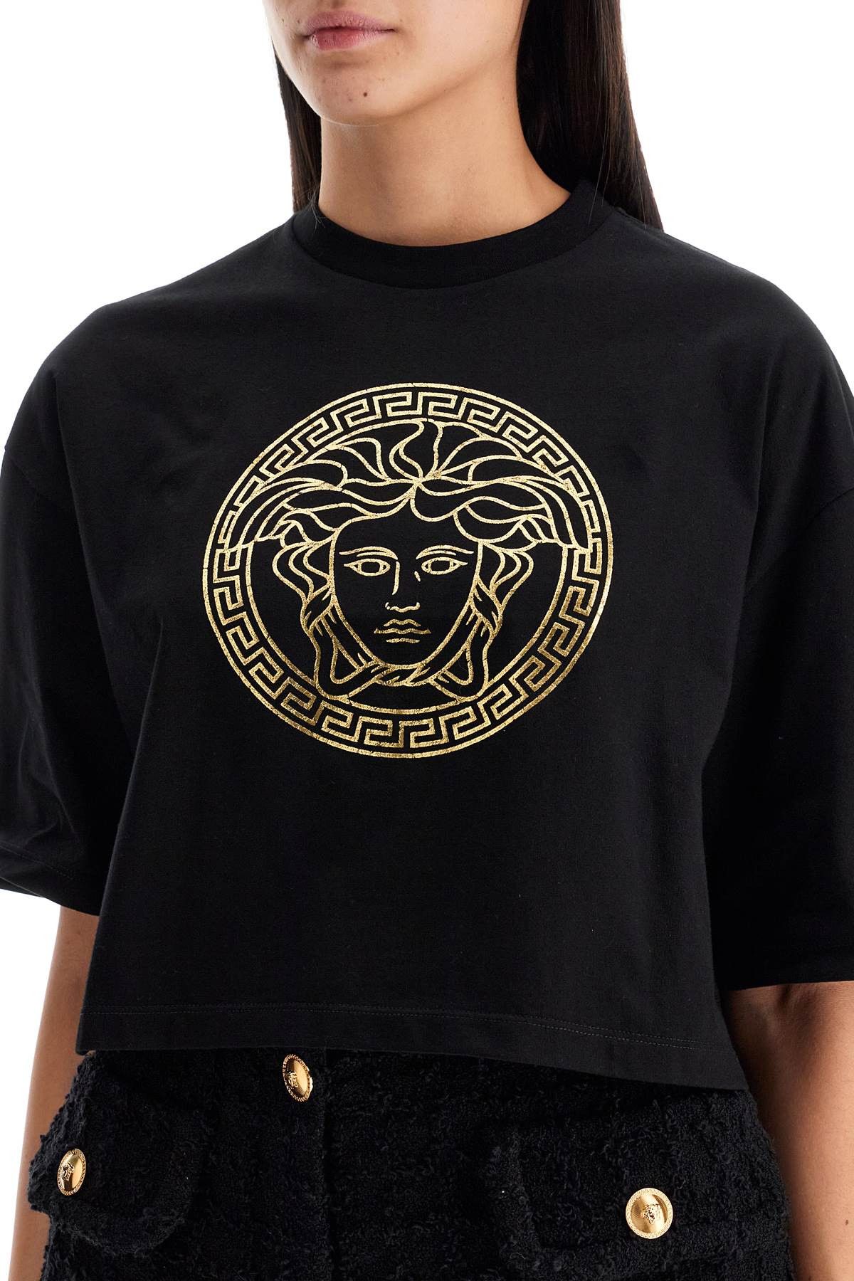 Versace VERSACE Cropped Medusa T Size XS / US 0-2 / IT 36-38 - 4 Thumbnail