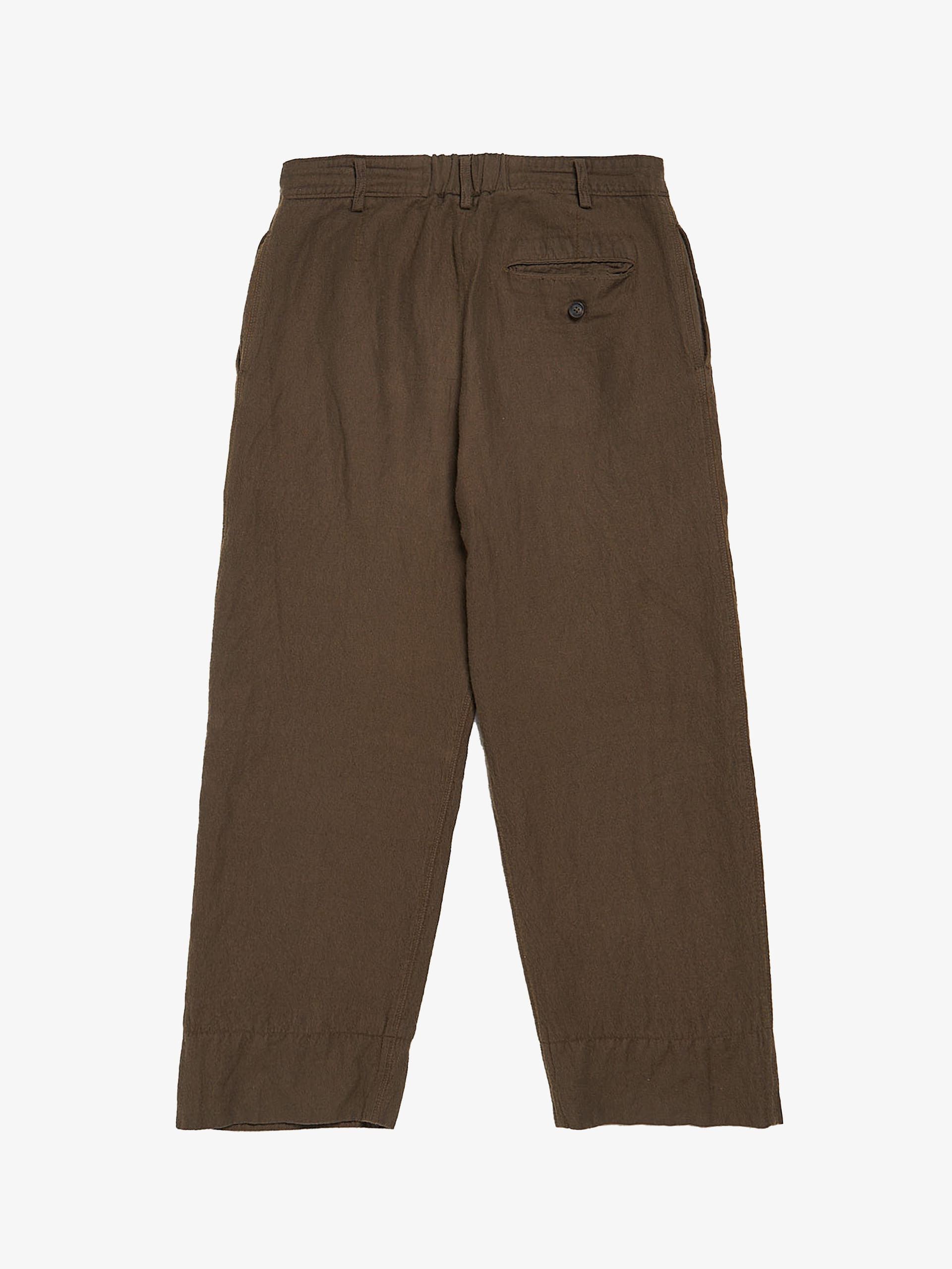 Ziggy Chen AW21 Khaki Wool Wide Pants Size US 36 / EU 52 - 2 Thumbnail