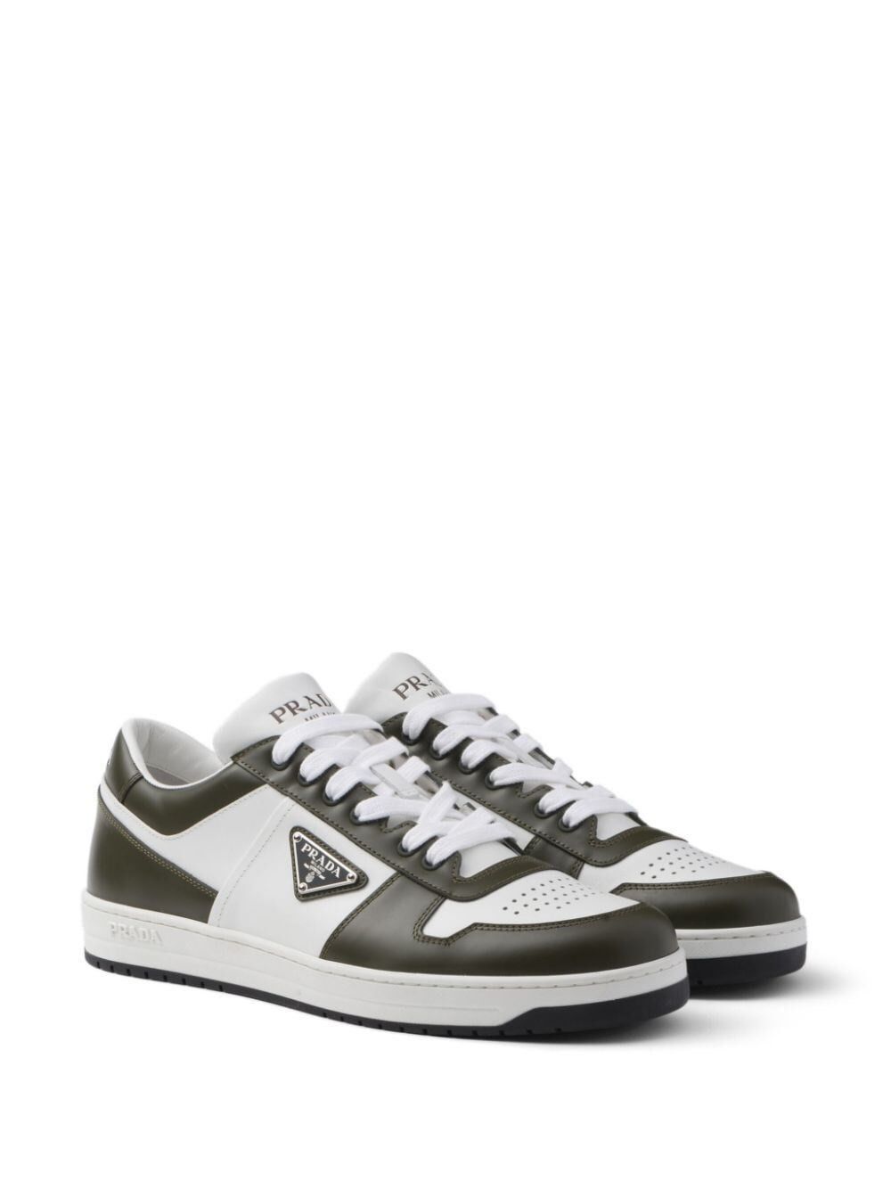 Prada TWO-TONE DOWNTOWN SNEAKERS Size US 8.5 / EU 41-42 - 2 Thumbnail