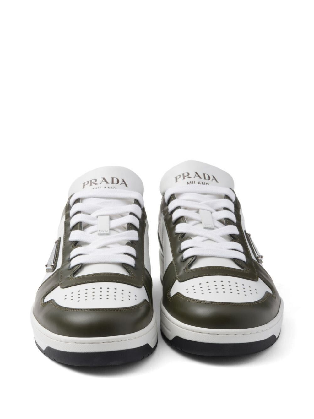 Prada TWO-TONE DOWNTOWN SNEAKERS Size US 8.5 / EU 41-42 - 3 Thumbnail