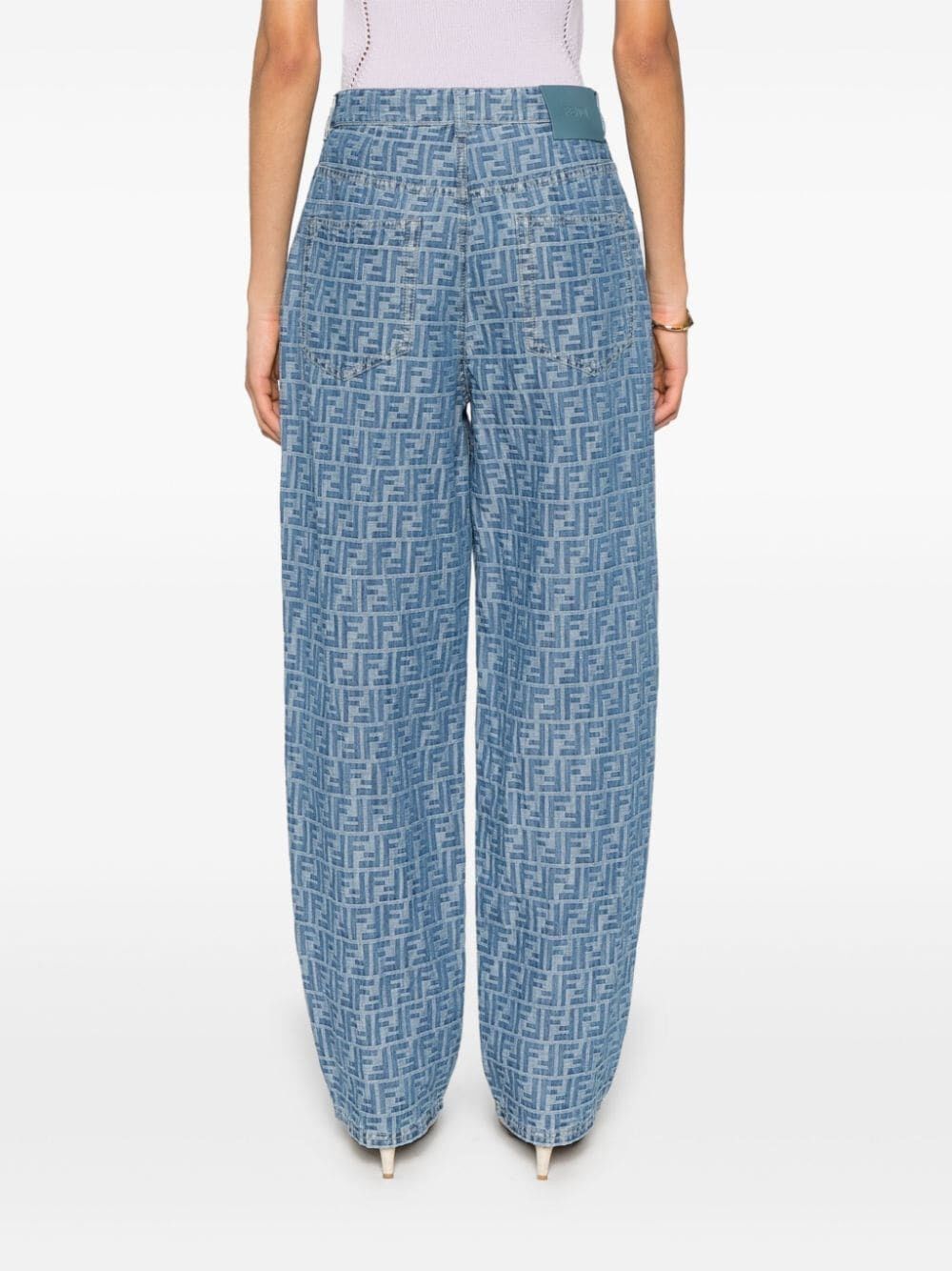 Fendi FF DENIM TROUSERS Size 26" / US 2 / IT 38 - 5 Thumbnail