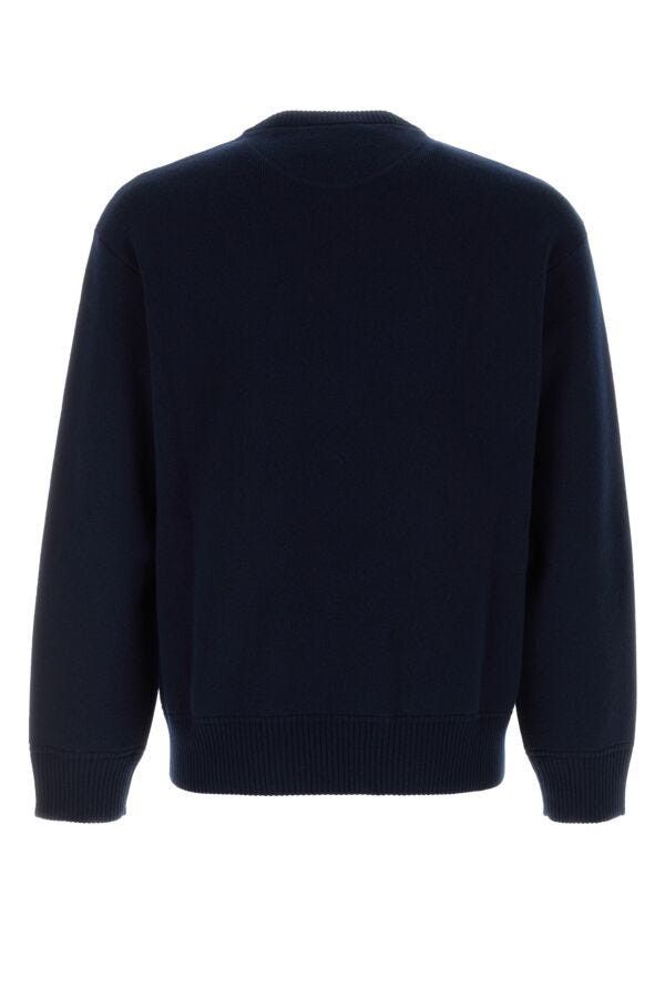 Valentino Dark Blue Wool Sweater Size US L / EU 52-54 / 3 - 4 Thumbnail